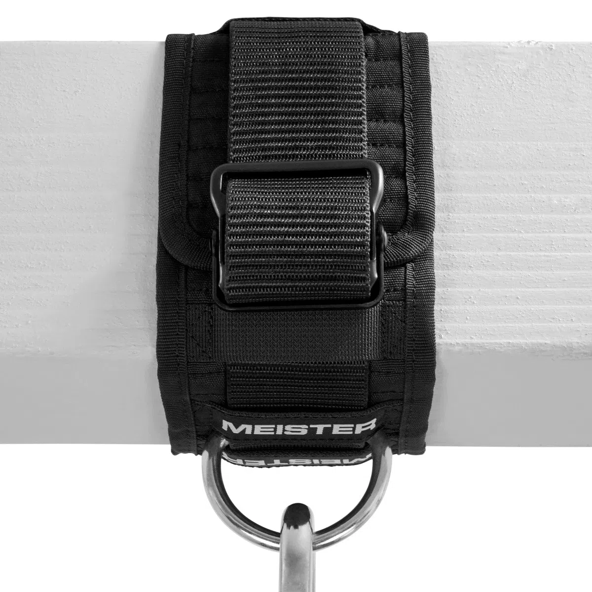 Meister Kit de Montage de Poutre avec Mousqueton pour accrocher des Sacs Lourds de Boxe et MMA