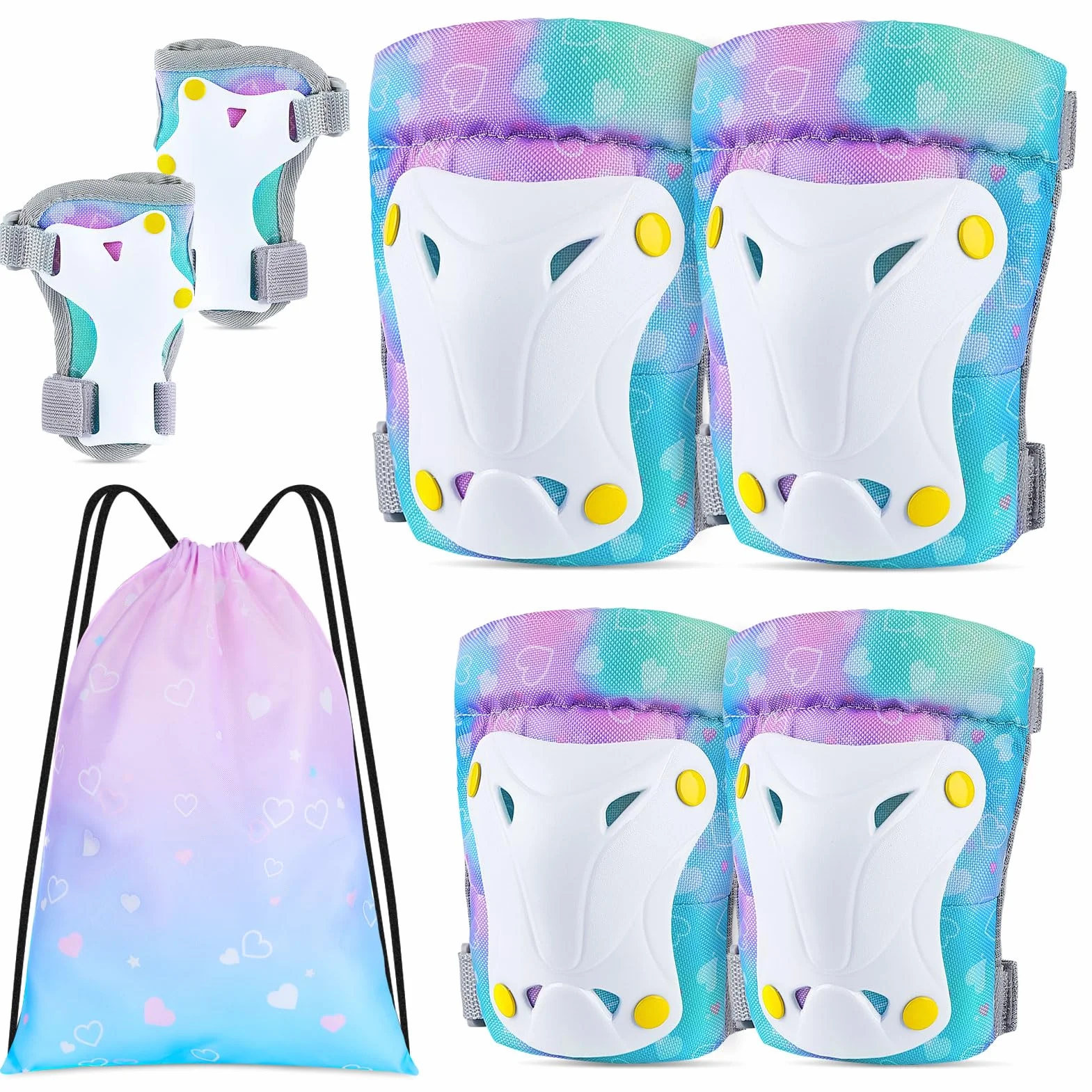 Protection Roller Enfant Equipement de Protection Skateboard Protecteurs Enfants Genouillères Coudières Protège-Poignets pour Le Patinage à roulettes