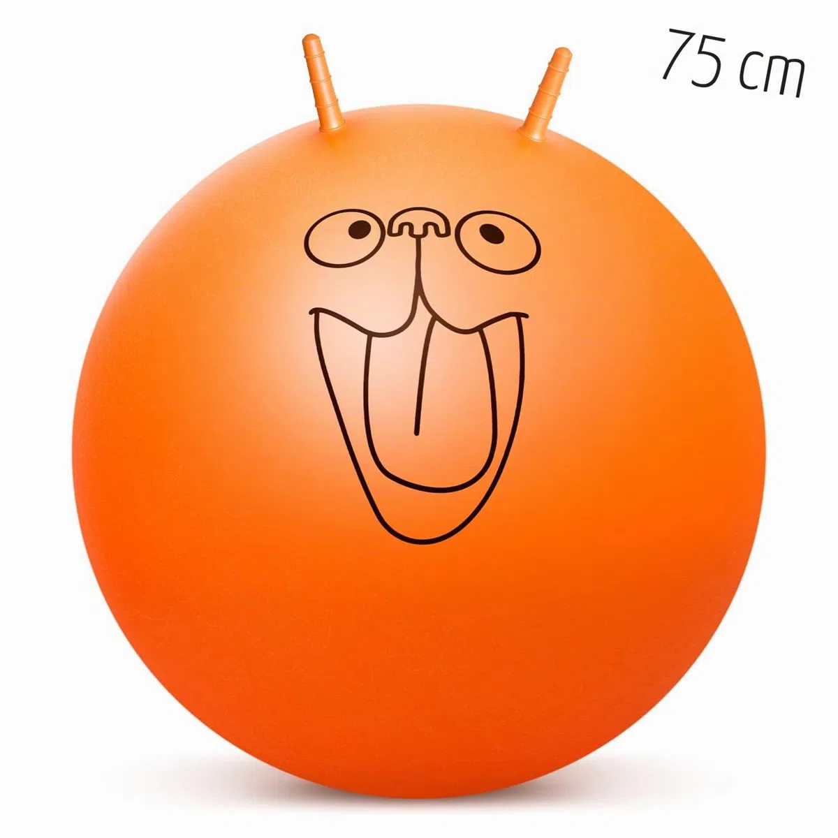 CKB LTD Ballon de Saut Space Hooper Toboggan Spatial Géant pour Adultes – Gonflable Inclut Pompe à Pédale Jusqu'à 100 kg, Extra Grand 75 cm, Orange
