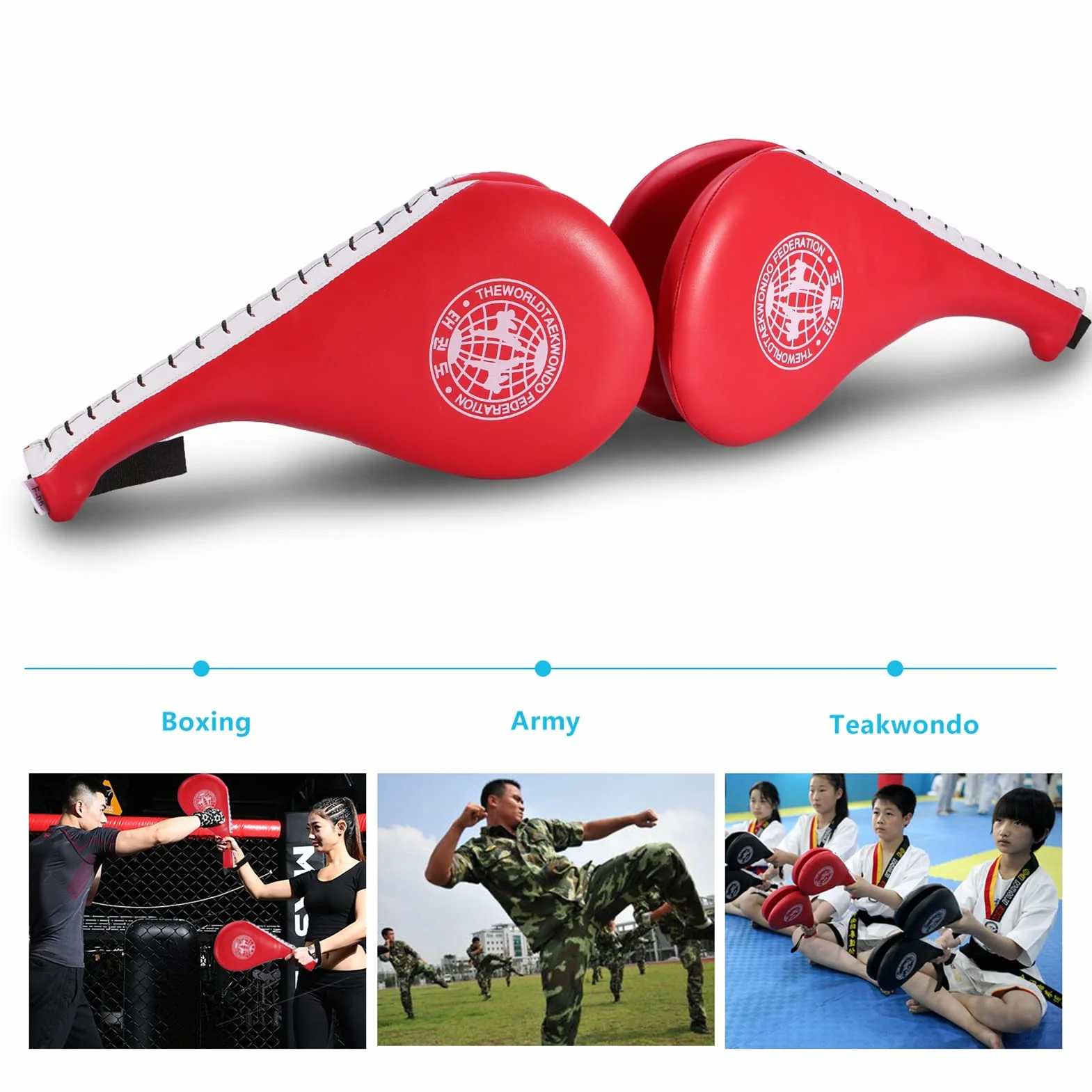 Entatial Karaté Target Tae, Kick Pad Target Kickboxing Pad Boxing Pad Karaté Kickboxing Training pour fans amateurs pour athlètes professionnels