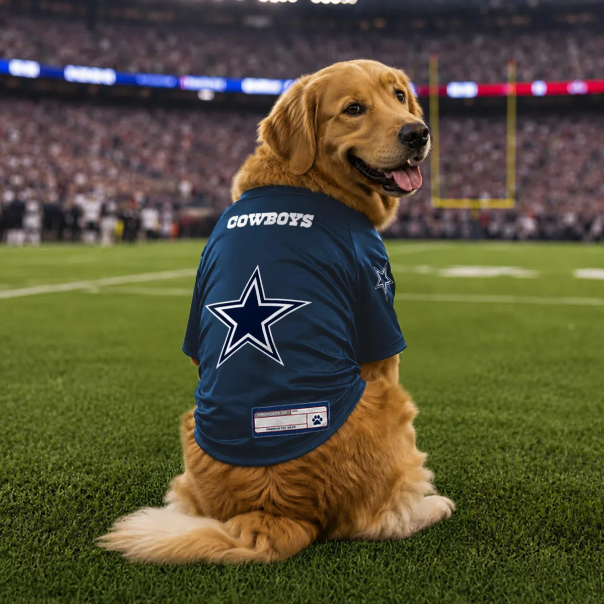 Littlearth NFL Dallas Cowboys Maillot Extensible pour Animal de Compagnie, Couleur de l'équipe, Taille L