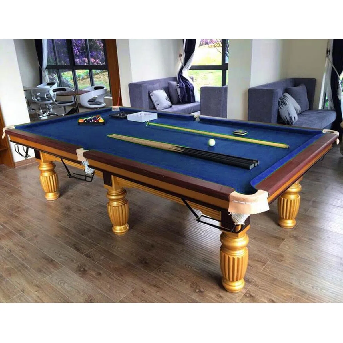 Harilla Billard de Billard Table de Billard en Tissu de Snooker Remplacement Lourd de Travail Facile à Utiliser, Accessoires de Billard Stables, Nappe de