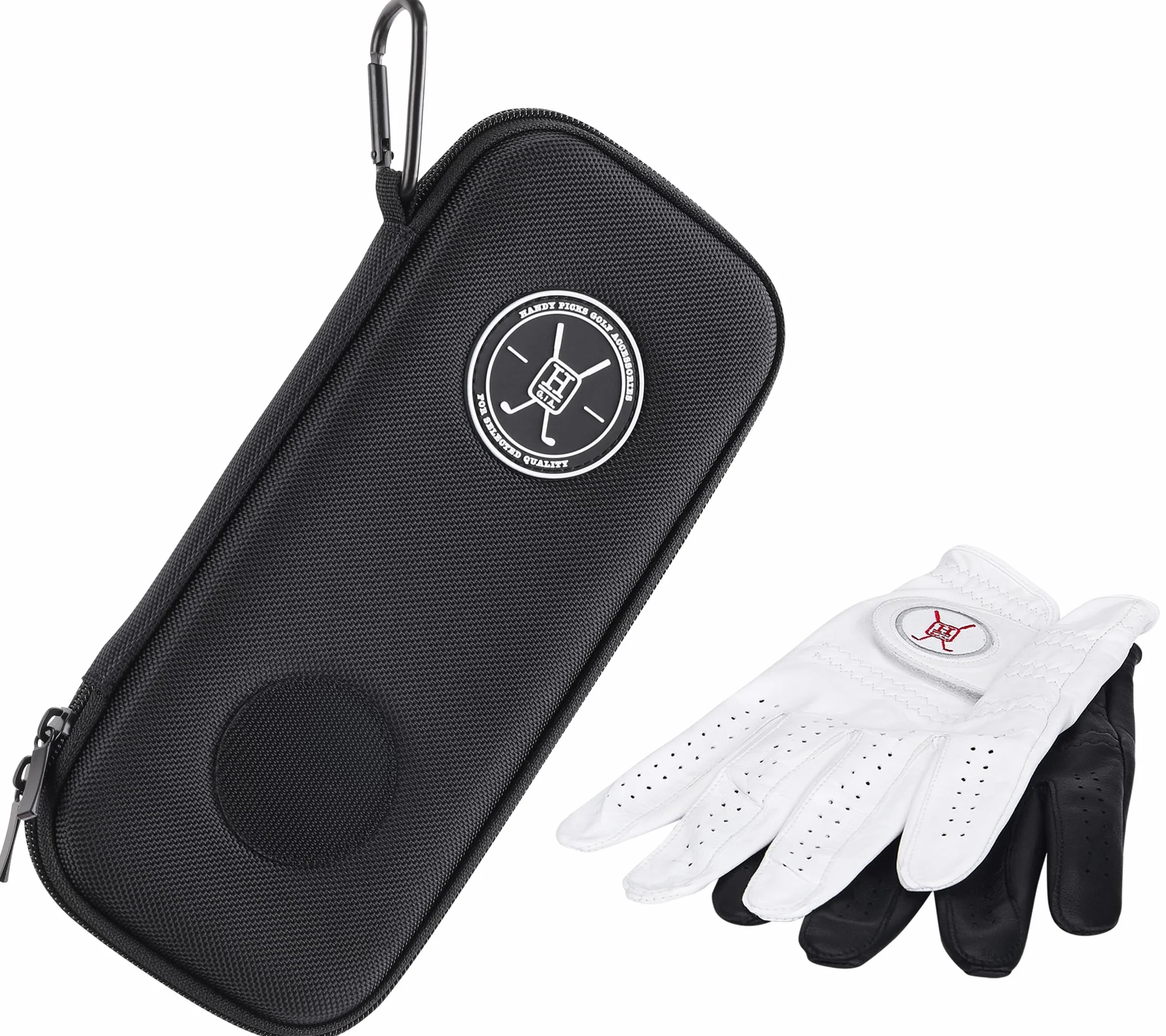 Handy Picks Étui à gants de golf performant – Étui de support pour gants de golf qui protège et garde vos gants de golf propres et secs – L'air circule à travers la coque arrière pour évacuer