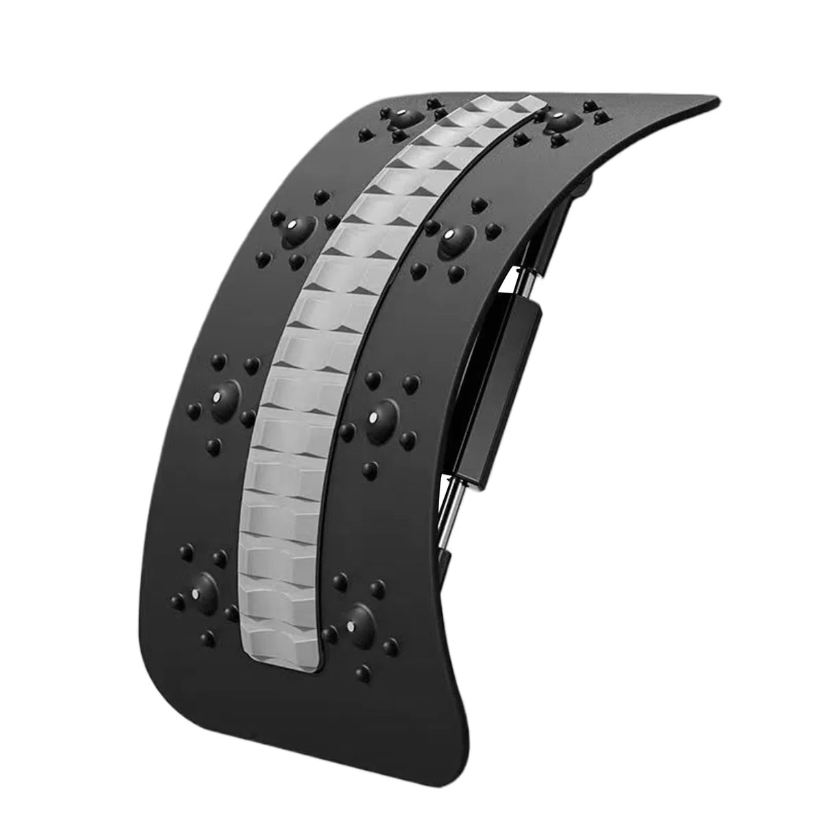 Back Stretcher, Spine Support Massager, 14.57x8.46-inch Adjustable Recovery Tool, Lumbar Massage Device for Sleeping Bed, Car, Studio, Yoga, Pilates, Home, Travel, and Office