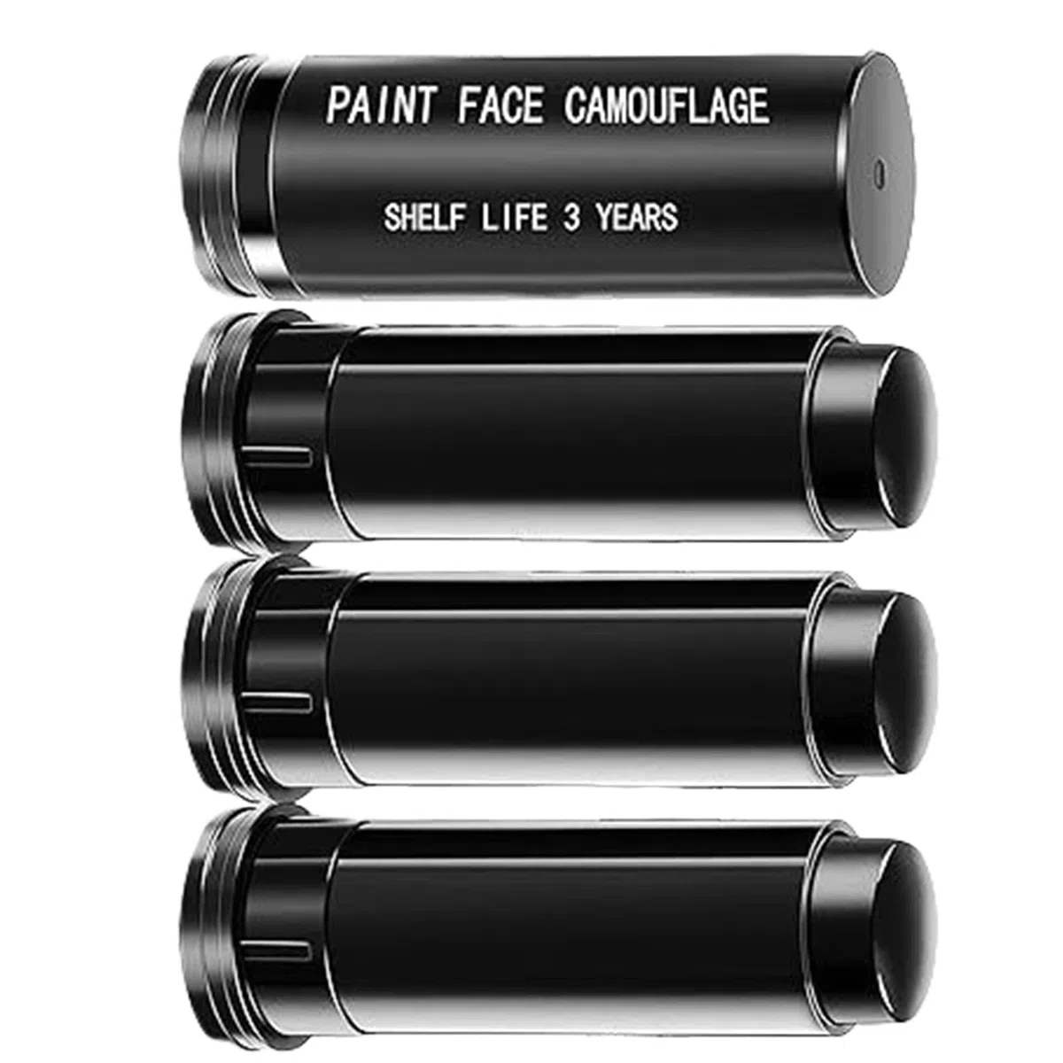 Lot de 3 yeux de baseball noirs pour le baseball, le softball, les athlètes de football, le visage noir
