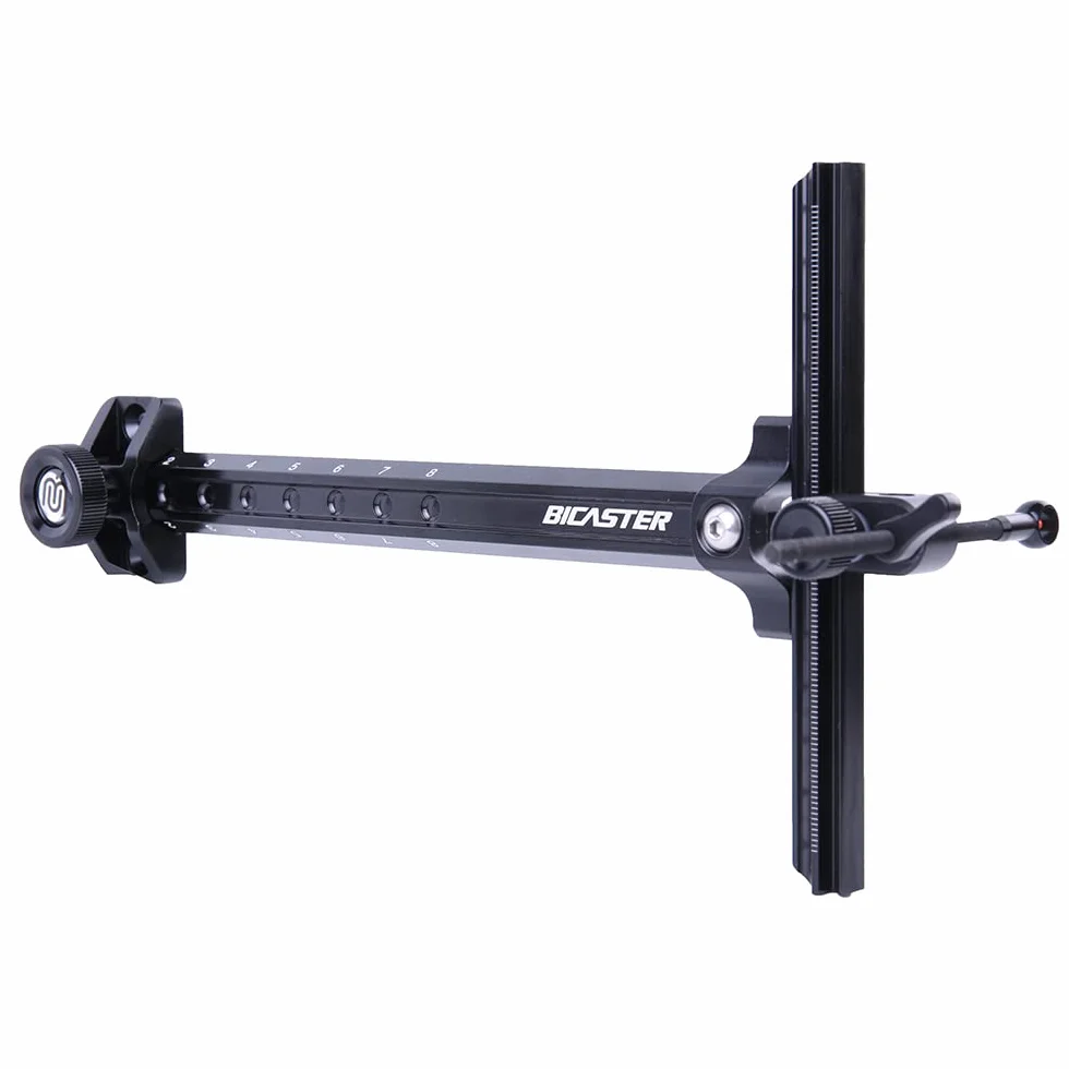 Viseurs de tir à l'arc recurve 22,9 cm en aluminium ambidextre à réglage rapide