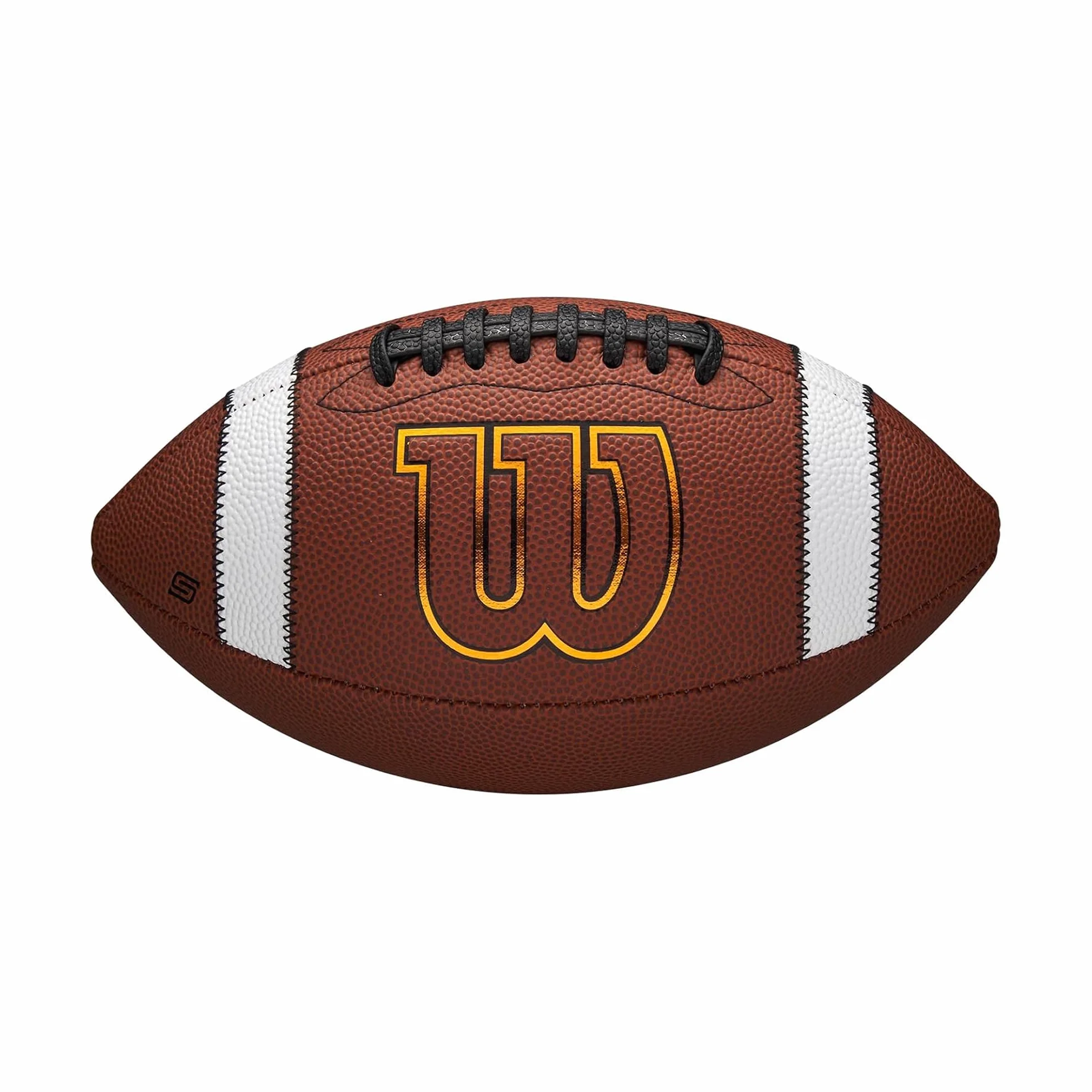 Wilson GST SpeedSkin, Ballon de Football, Fabriqué avec Un Revêtement en Cuir et Lacets de Précision ACL, Meilleure Adhérence et des Lancers Précis, Couleur: