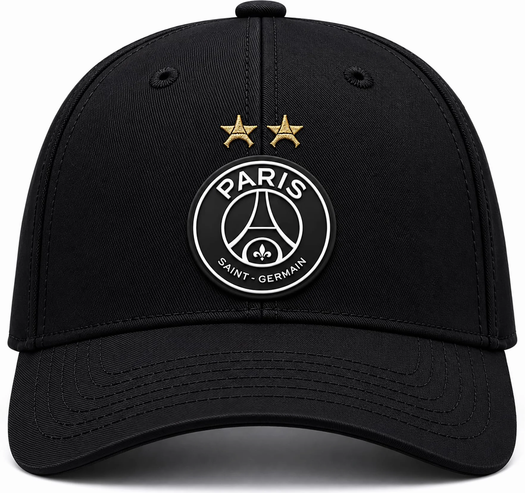 PSG Casquette 2 étoiles - Collection Officielle Paris Saint-Germain - Taille réglable