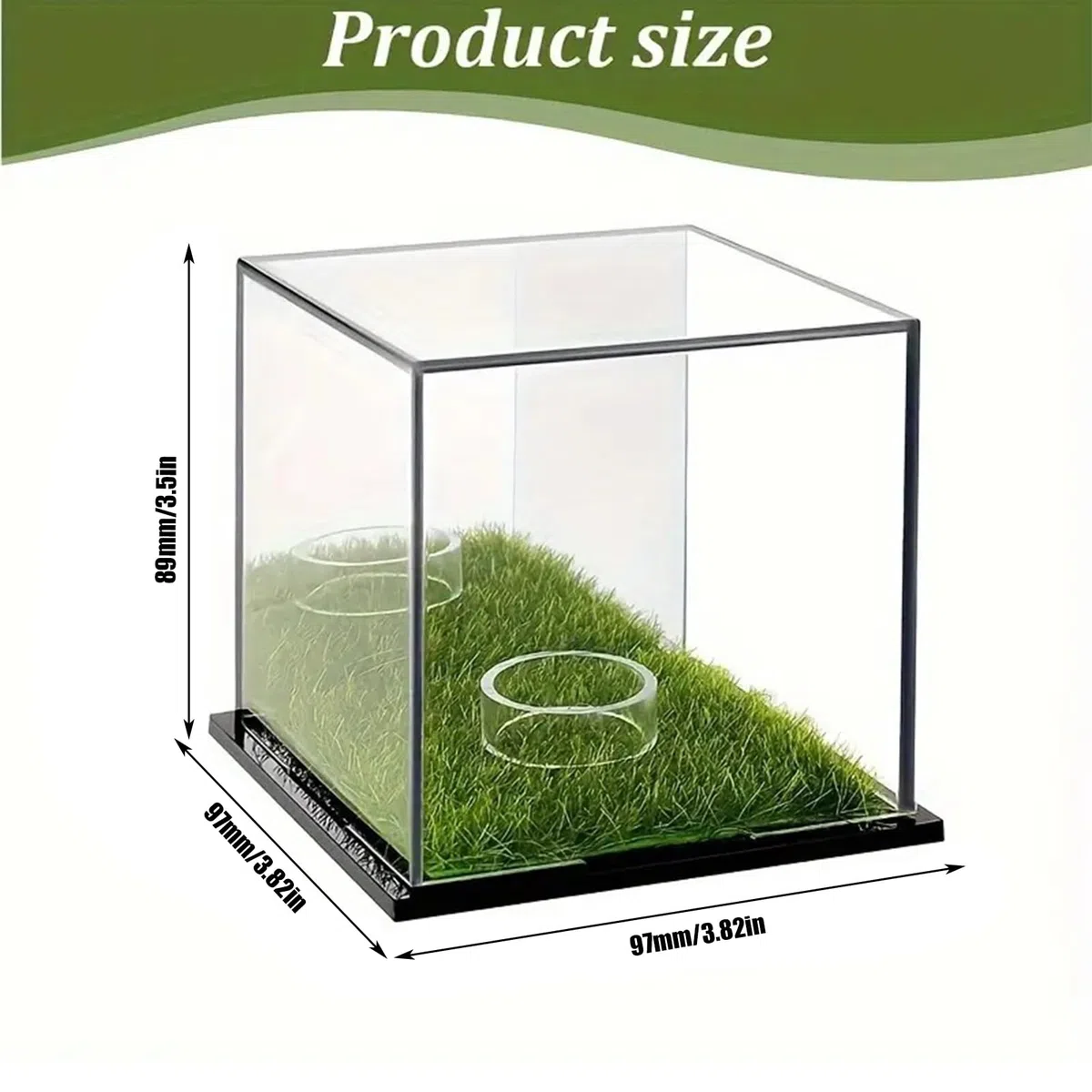 Présentoir Transparent pour Balle De Golf, Étui Transparent pour Balle De Golf, 2 Présentoirs en Acrylique pour Balles De Golf Simples, Protection Contre La Poussière