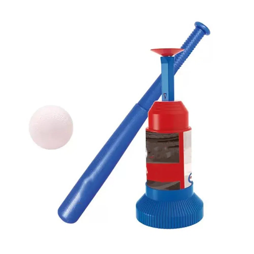 Lanceur de balles Portable à Pression pour entraînement de Baseball avec 3 balles de Baseball pour Sports d'intérieur et d'extérieur et Jeux en Famille