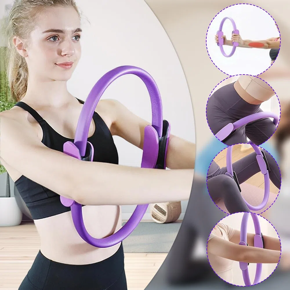 5 Pièces Ensemble D'anneaux de Pilates, Kits de Pilates, Pilates Kit pour Les Séances D'entraînement À Domicil, Pilates Ring Set, Kits de Yoga et Pilates, Pilates Kit pour Jambes, Bras, Cuisses