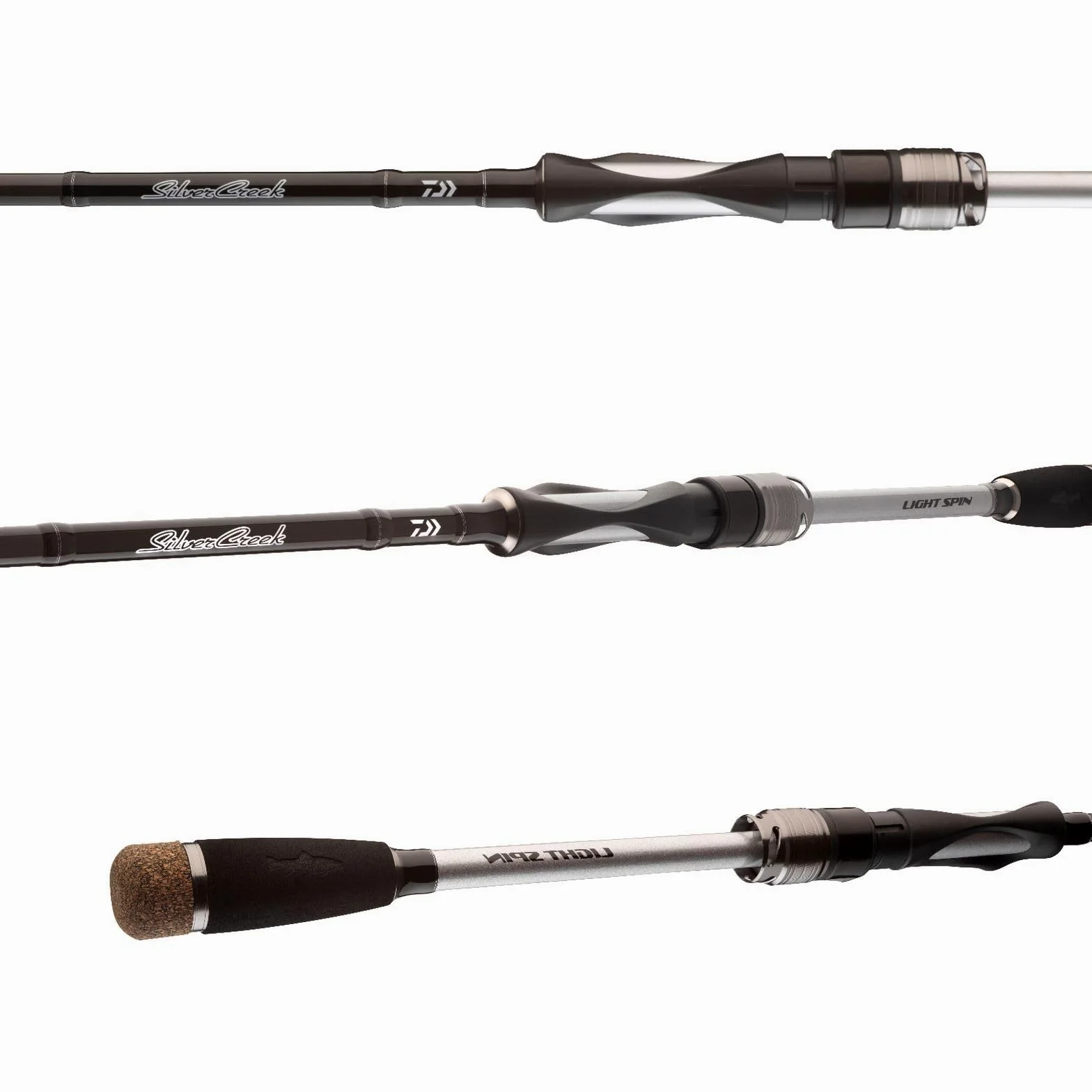 Daiwa Silver Creek UL Spin Canne à lancer 1,80 m/2,05 m/2,20 m/2,35 m