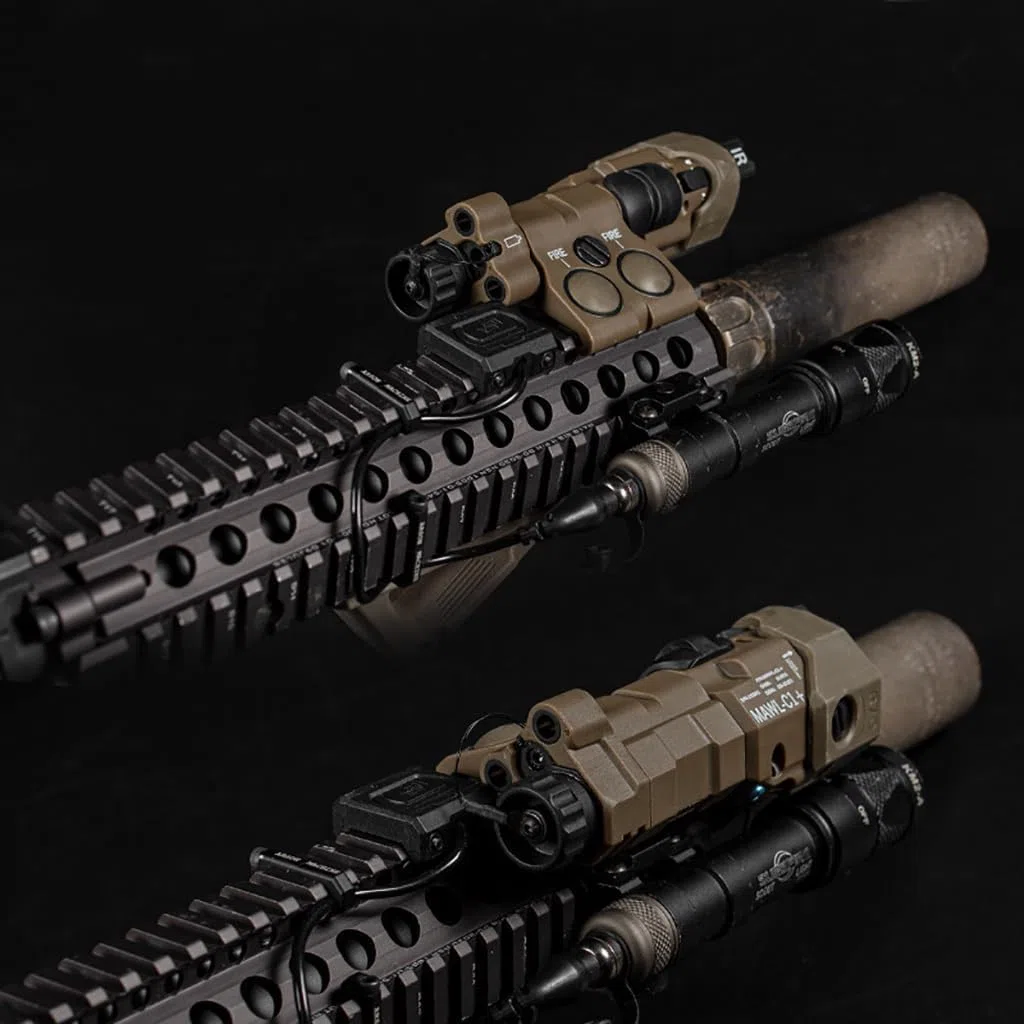 Airsoft Boîte de Batterie de modèle Tactique MAWL-C1, étuis de Stockage de Batterie légers modulaires pour Airsoft Paintball Hunting Collection de modèles