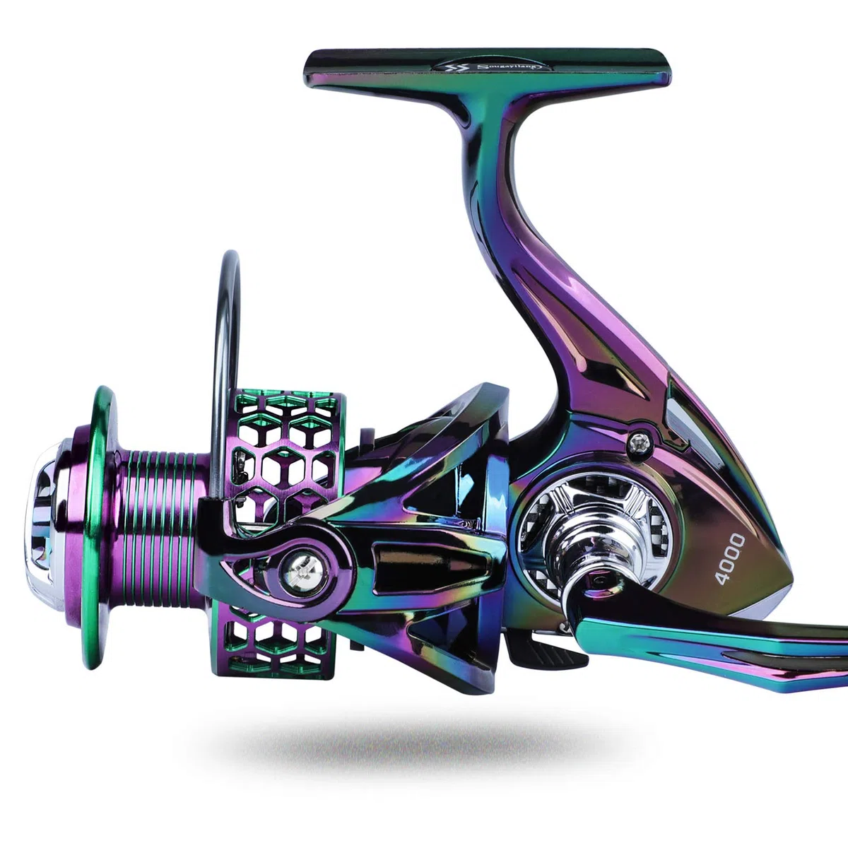 Sougayilang Moulinet de pêche coloré 13 + 1 BB Moulinet Spinning léger Ultra Lisse Puissant, avec Cadre en Graphite de Gestion de Ligne CNC, Convient pour l'eau Douce et l'eau salée