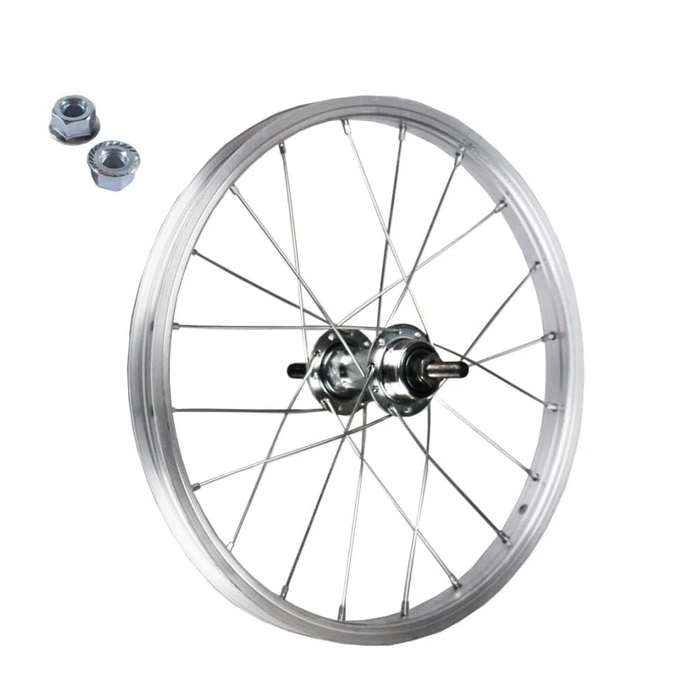 Roue de jante avant 16" vélo vélo pour enfant 16 x 1,75 en aluminium moyeu en acier fermeture avec écrou