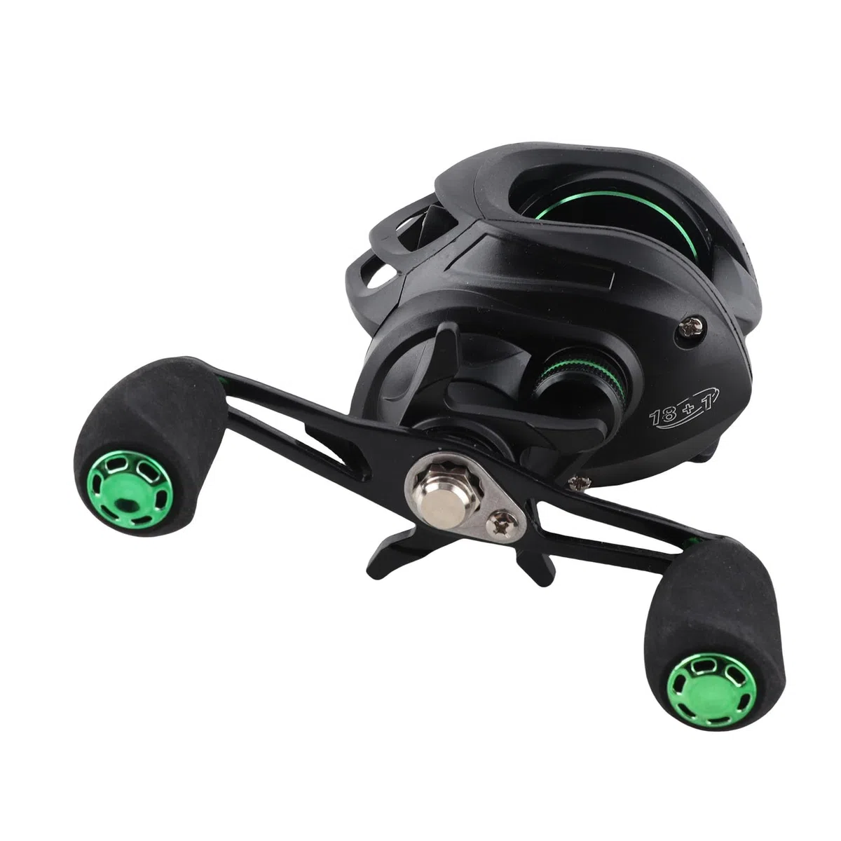 Keenso 1 pièces Moulinet de pêche, pêche EVA Main Gauche Droite HL métal Baitcasting Accessoire pêche(Left Hand Wheel) Roues et Outils d'entretien la