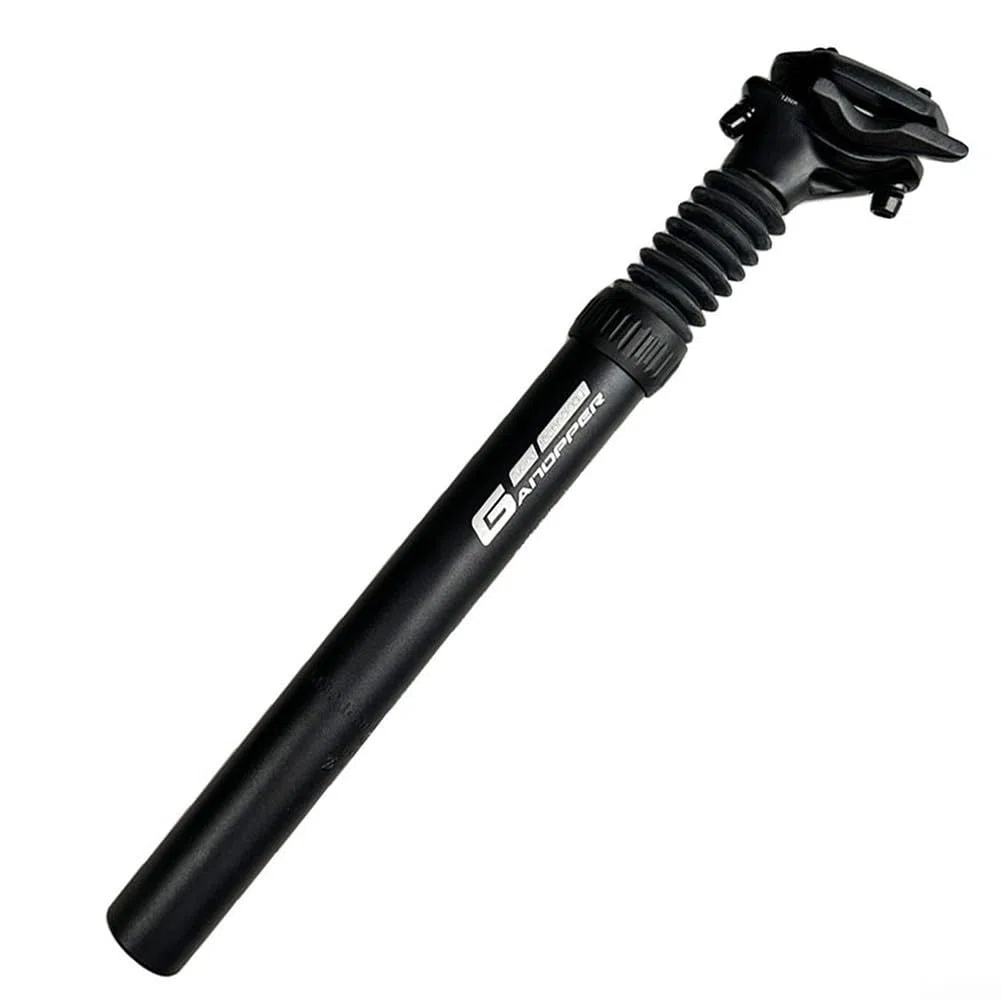 Tige de selle de vélo en alliage d'aluminium absorbant les chocs, 350 mm, 25,4 mm, 34,9 mm, suspension à ressort réglable pour le cyclisme