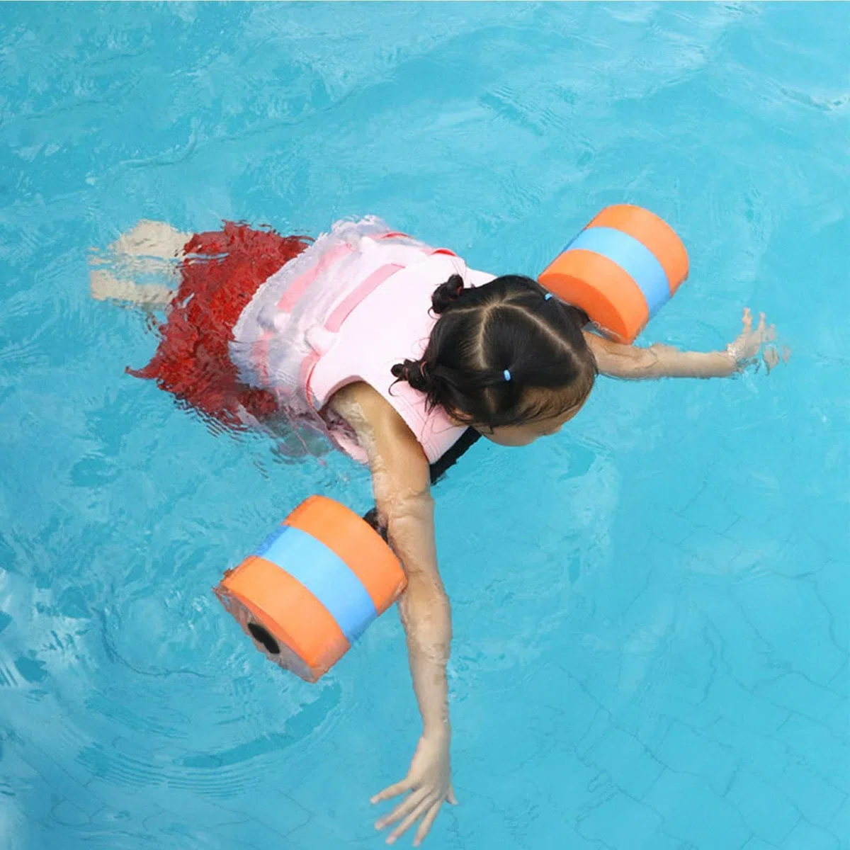 Aqua Fitness - Haltères aquatiques ergonomiques - Appareil en mousse EVA - Pour l'aquajogging et l'aérobic - Idéal pour la rééducation postnatale, les sports pour personnes âgées et le yoga dans la