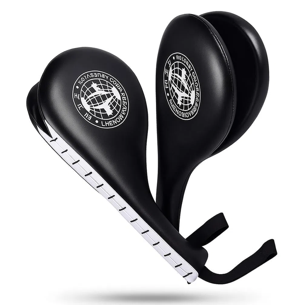 2pcs Formation de Pad de Taekwondo Durable (Noir), Applicable à la Pratique au bâton de Taekwondo, Art Martial, etc.