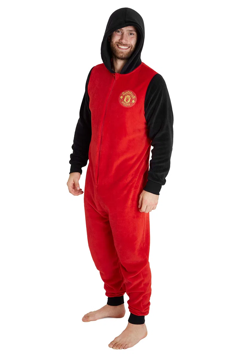 Manchester United F.C. Pyjama en polaire pour homme, cadeau de football pour homme