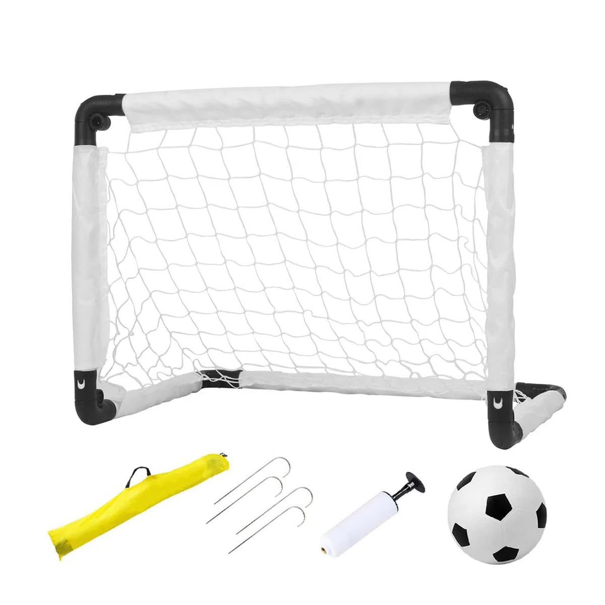 Filet De Football Enfant, Buts Extérieur pour Jardin, Petite Cage De Foot Portable avec Sac De Rangement pour Entraînement Gymnase Jeux Terrain Rue Aire De Jeux