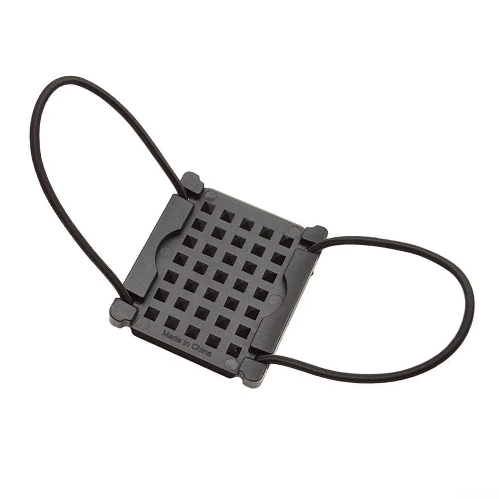 Plaque de fixation de poids de plongée en nylon et fibre de verre pour sangle de 5 cm, support à réglage rapide pour blocs de 1 à 2 kg, accessoire de système de harnais (noir)
