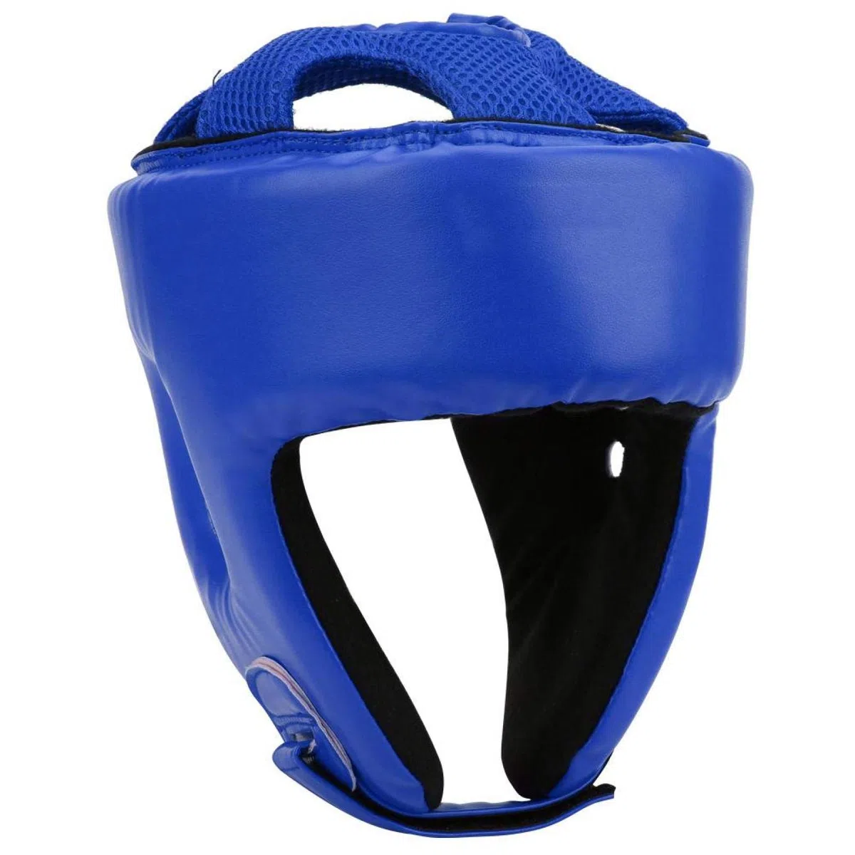 Casque de Boxe Casque de Boxe Cuir PU Réglable Protège-tête Sanda Kickboxing Formation Défense MMA Couvre-Chef
