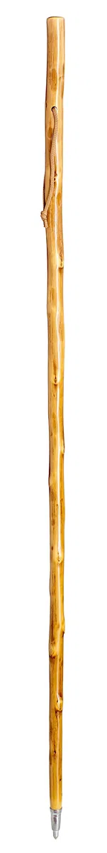 Bâton de Randonnée en Bois de Châtaignier 1,1 m Taille M (532S) pour la Montagne et le Pèlerinage