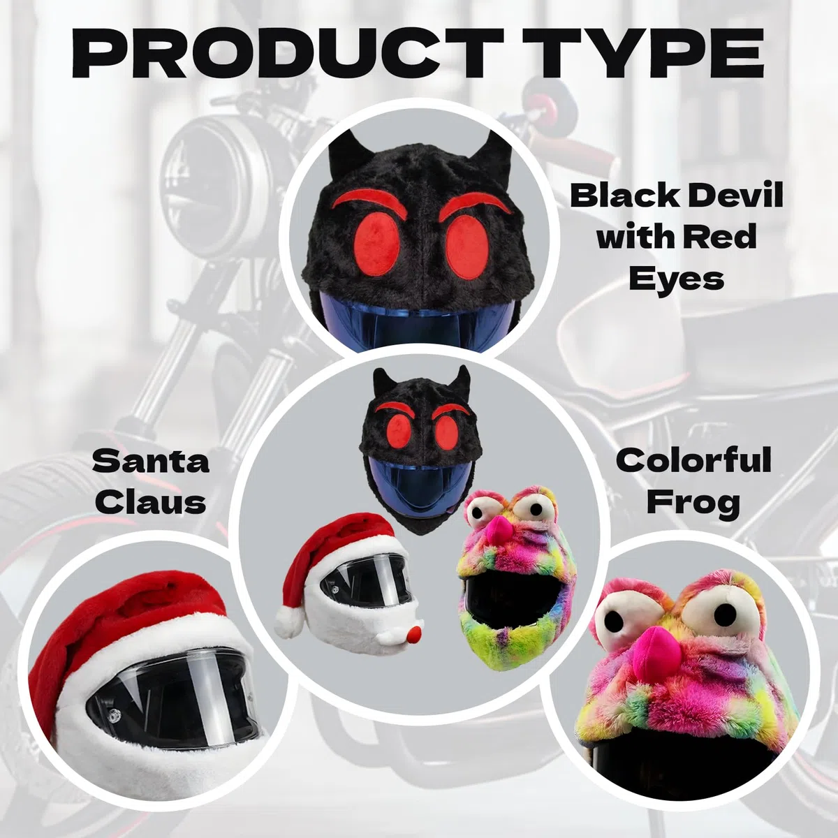 Housse De Casque Moto Peluche, Accessoires pour Casques de Moto, Contre la Poussière, Les Chocs et Les Rayures, Couvre-Casque Intégral Personnalisé