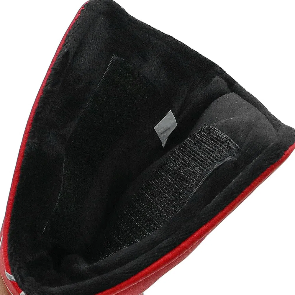 Namvo Mallet Putter Head Cover PU Golf Putter Head Cover Spider Web Golf Club Protecteur
