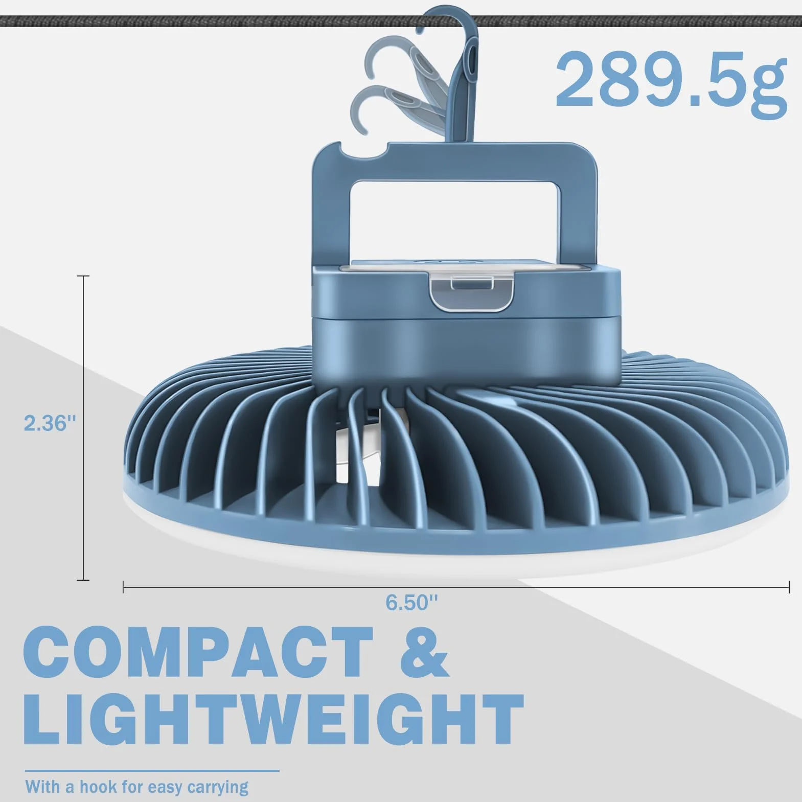 Lampe de camping LED avec ventilateur Rechargeable USB, Ventilateur de camping avec lumière, Tente lampe Lanterne Powerbank Accessoires de camping