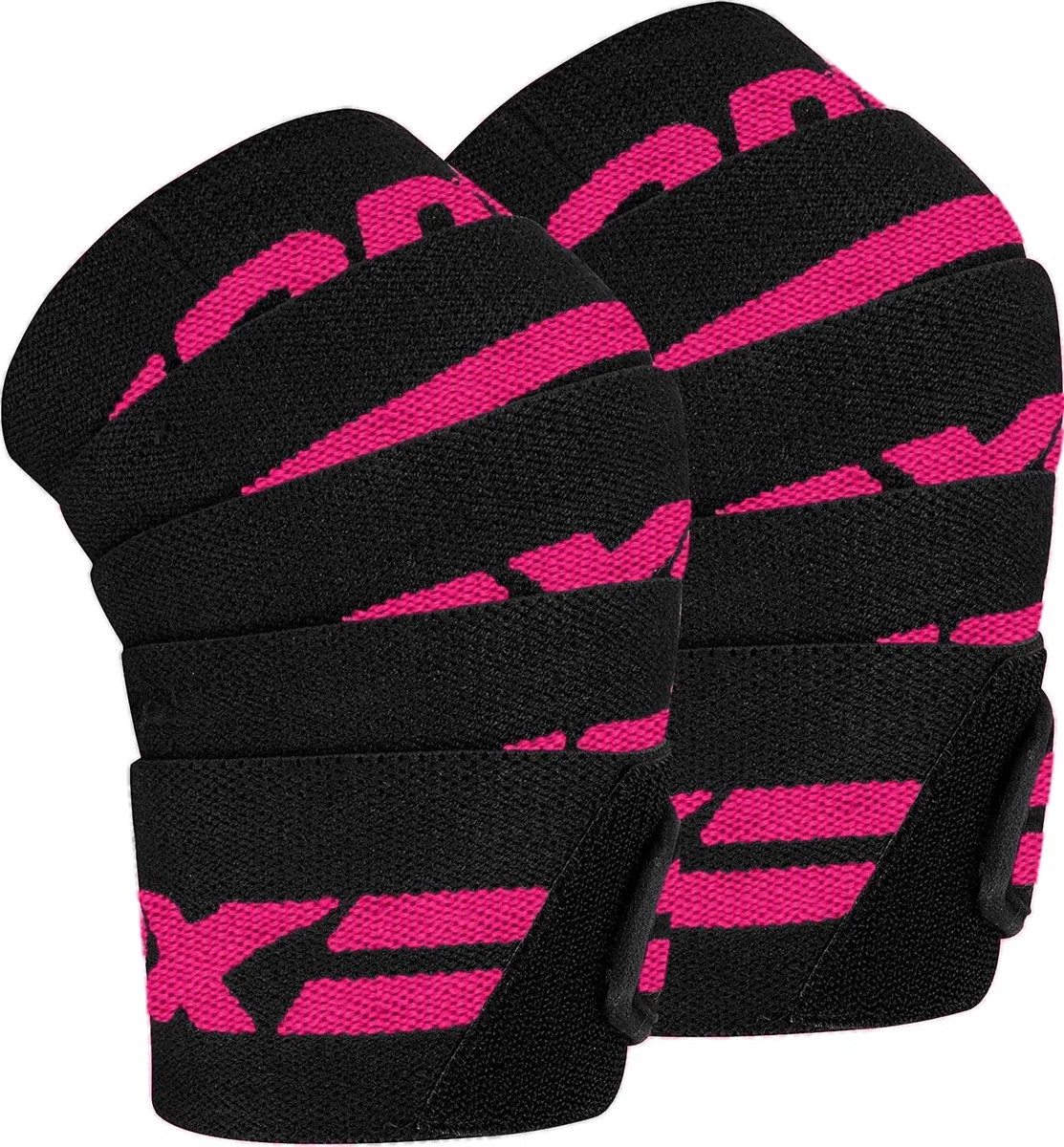 RDX Genouillère Bandage Musculation Fitness Protège Genou,Approuvé par IPL et USPA,Sangles de Genou pour Haltérophilie Entraînement, Powerlifting, Squats,Élastique Sport Knee Wraps