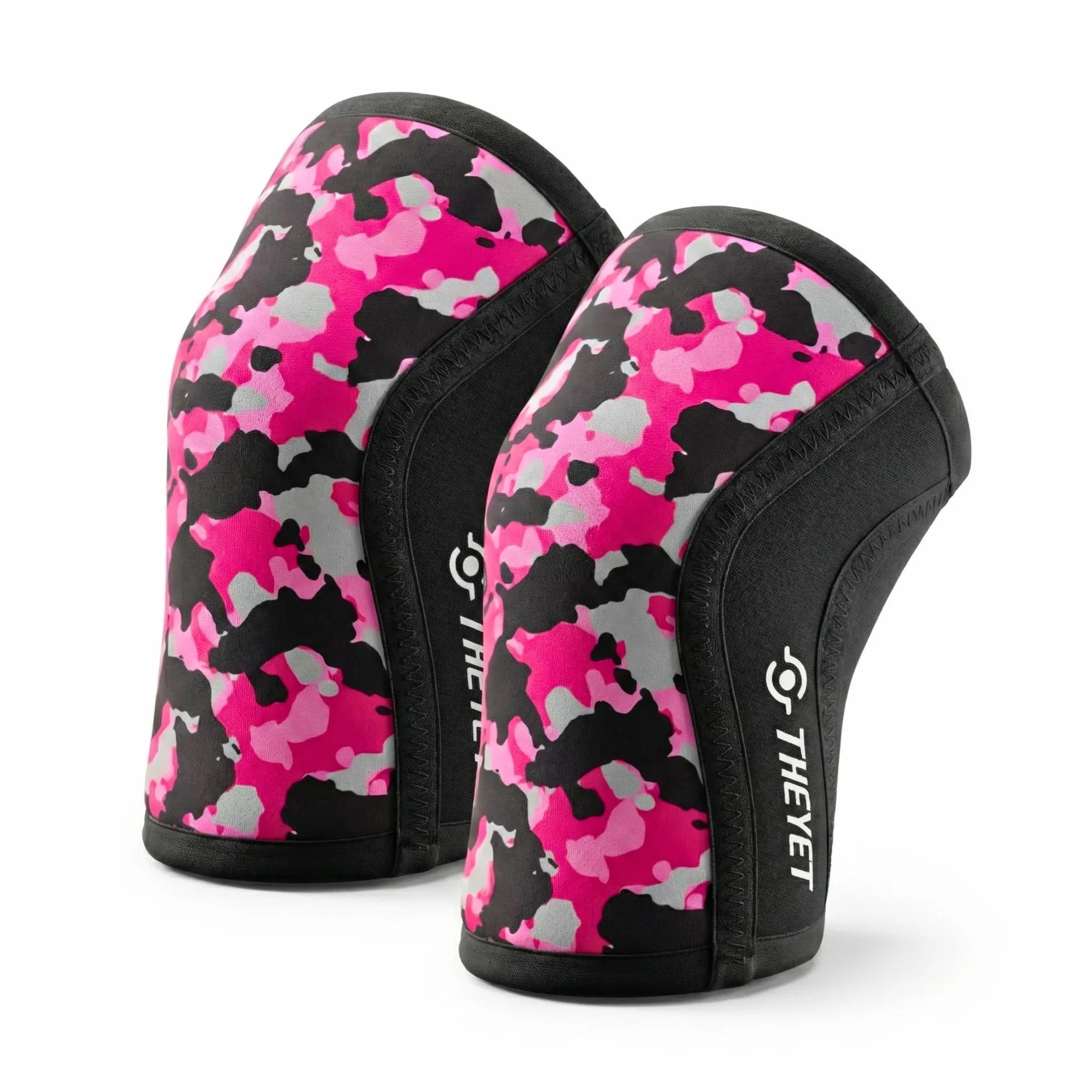 Theyet Genouillères Crossfit et Musculation 7mm | Compression Néoprène pour Femmes et Hommes | Protections Sportives pour Genoux Confortables Fitness, Powerlifting, Gym, Haltérophilie