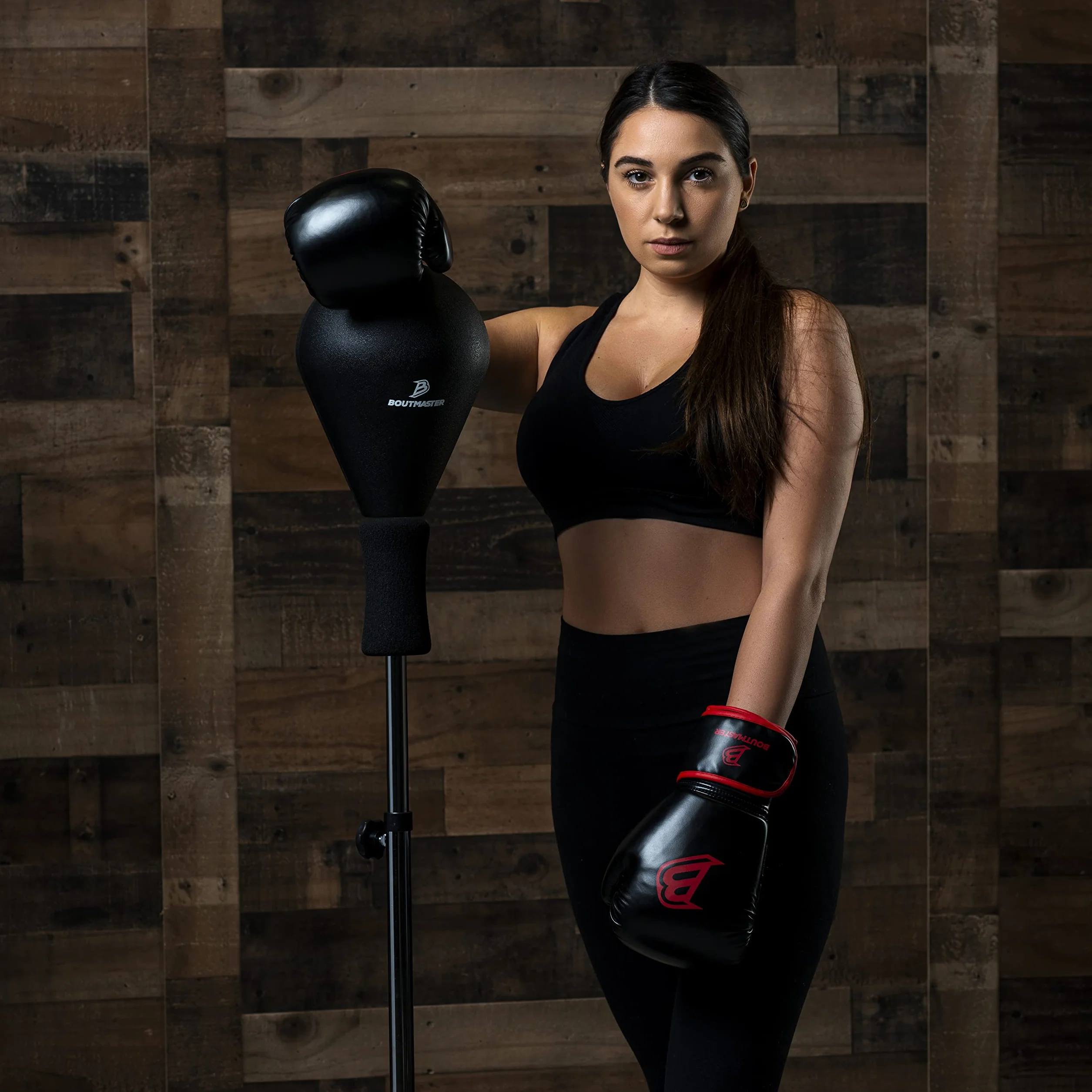 Sac de frappe avec support, pour enfants et adultes, réglable en hauteur – Sac de frappe autonome – Idéal pour l'entraînement MMA, soulagement du stress et fitness
