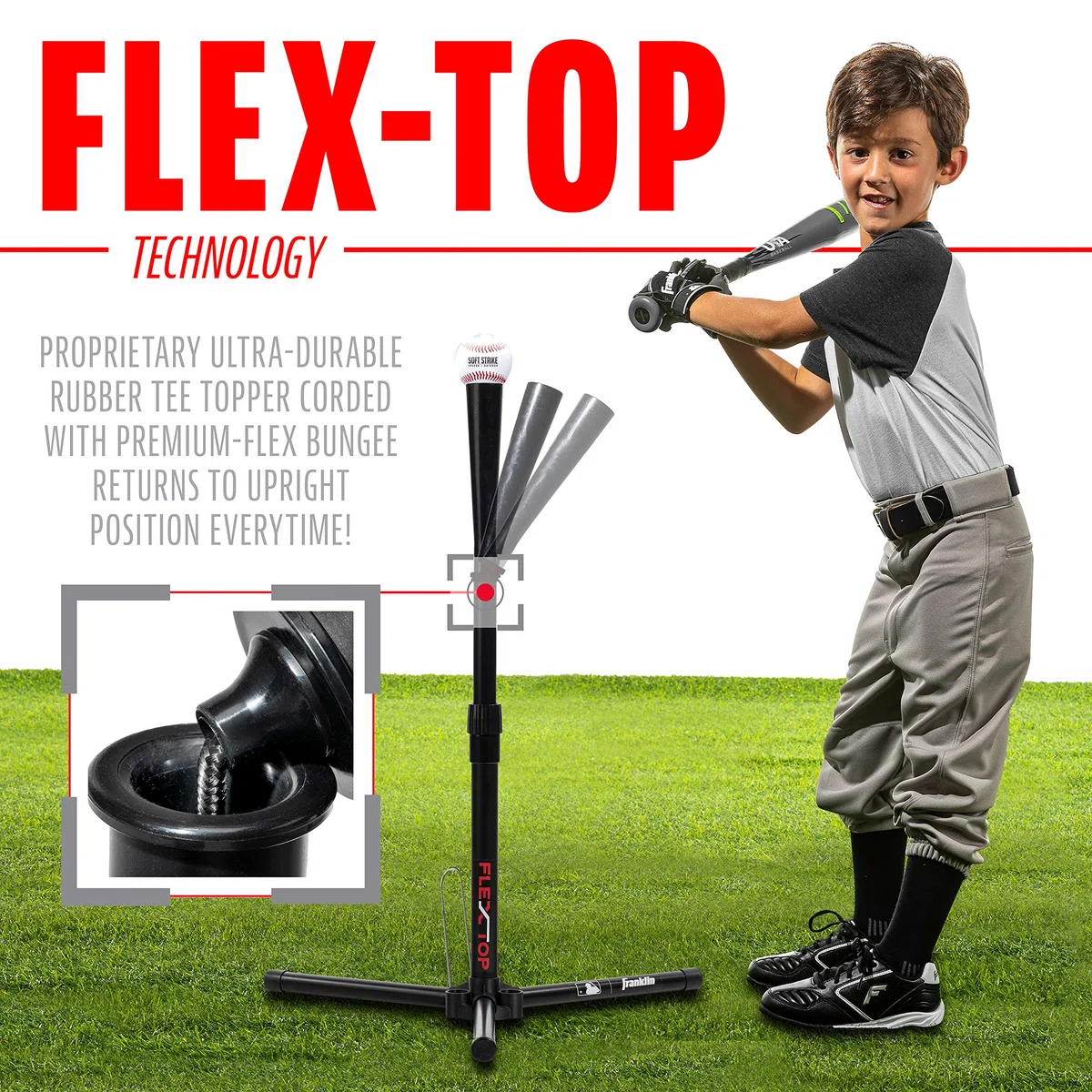 Franklin MLB® Flex Top Tea Ball Batting Tee