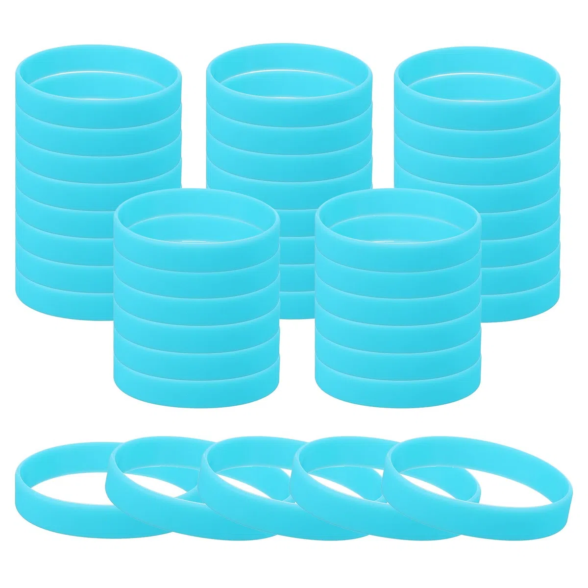 PATIKIL Bracelets phosphorescents unisexes en silicone pour le sport, les fêtes, les jeux, les décorations de mode