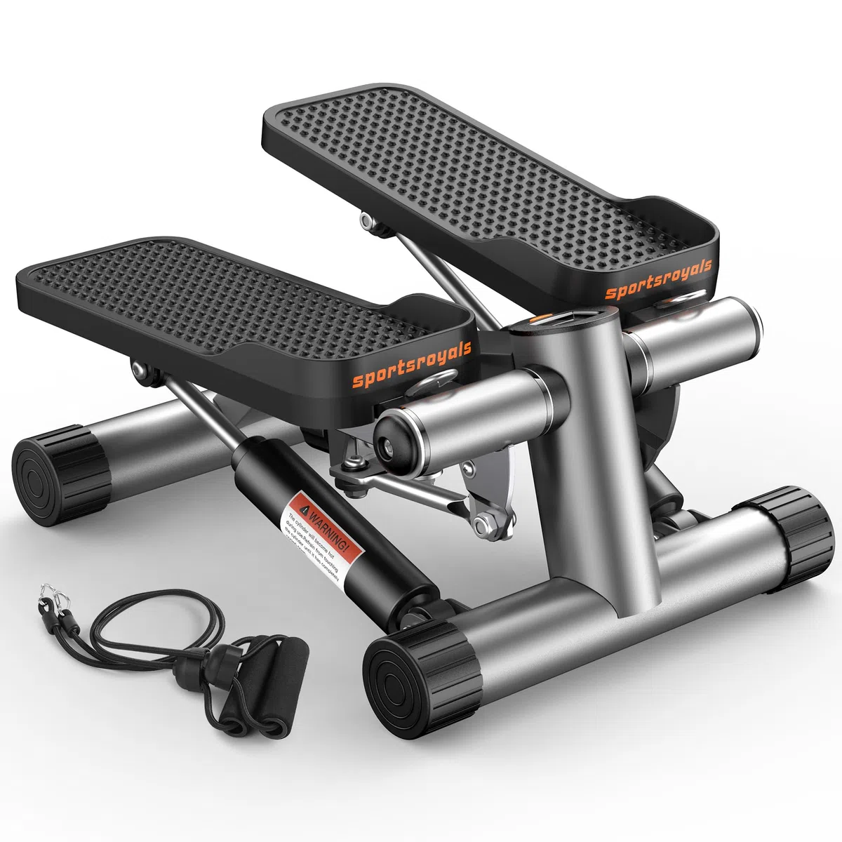 Sportsroyals Stepper d'escalier pour Exercices - Torsadé avec Bandes de résistance et capacité de Poids de 150 kg