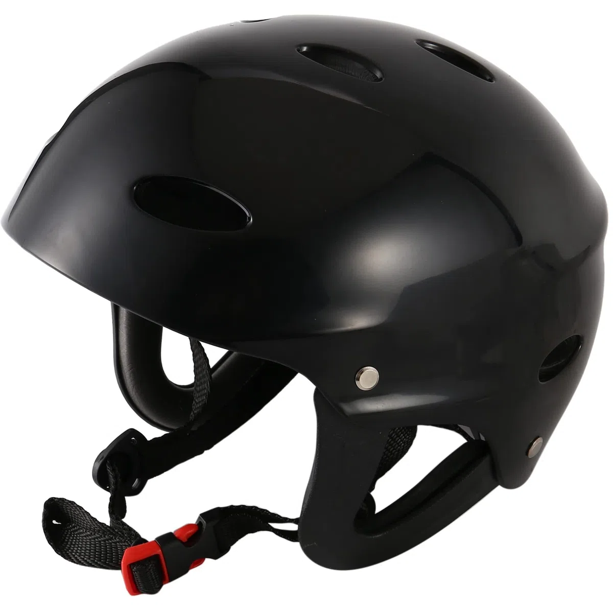 Casque de Securite Protecteur 11 Trous Respirant pour Sports Nautiques Kayak Canoe Surf Paddleboard - Noir