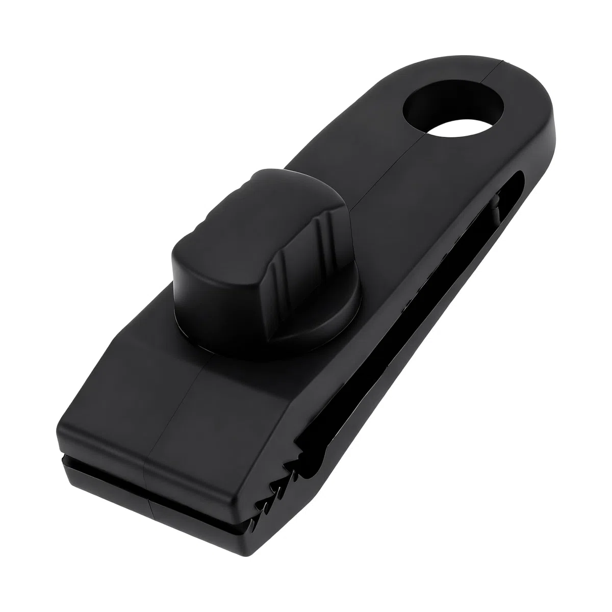 Lot de 20 clips de bâche robustes avec cordons élastiques, attaches de bâche coupe-vent, pinces d'auvent pour tentes de camping, housses de caravane (noir)