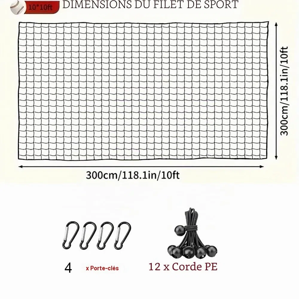 NEWFUN Filet de Golf, Filet de Protection réglable, Portable, pour Le Golf, Le Baseball, Le Hockey, pour l'intérieur et l'extérieur dans Le Jardin