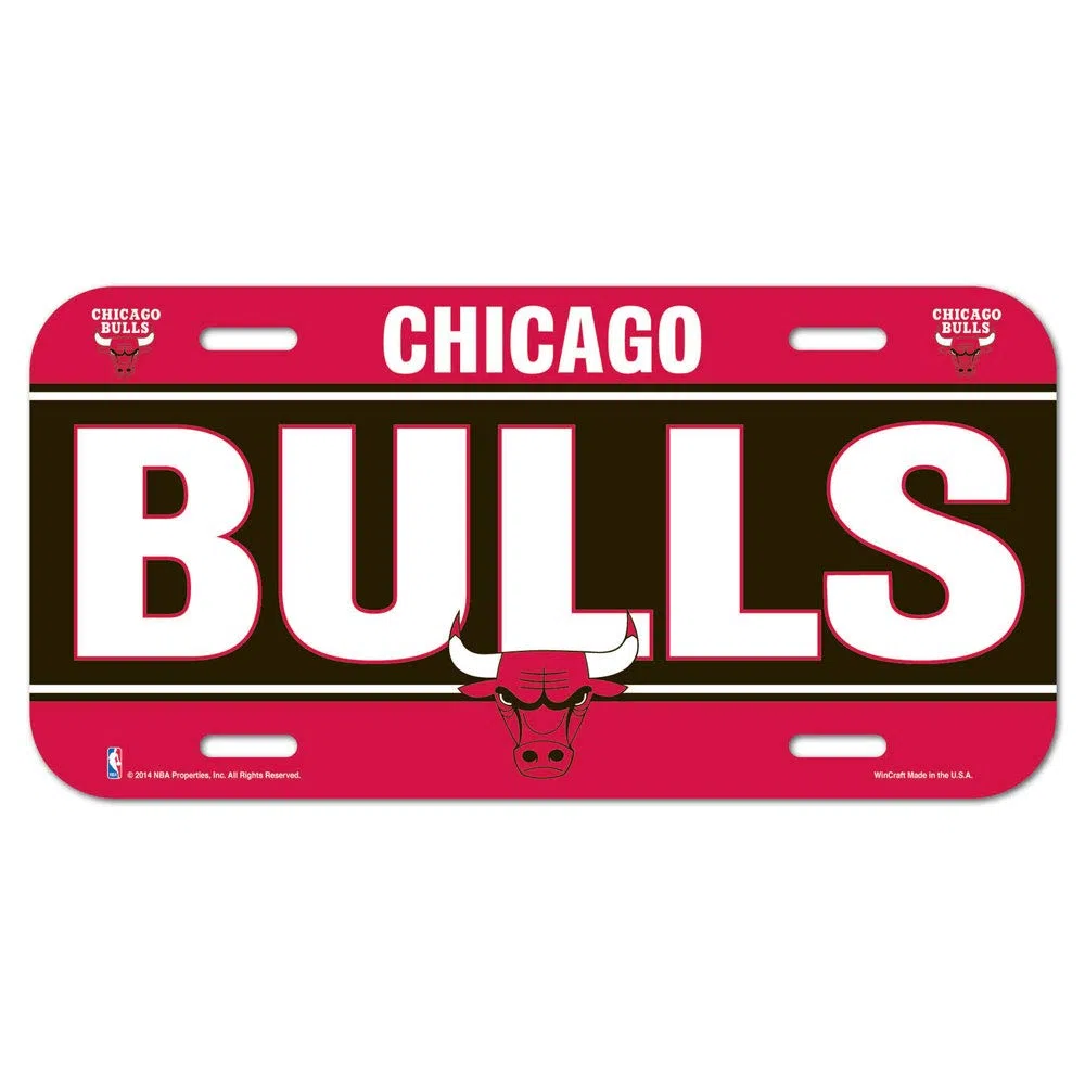 WinCraft Plaque de licence NBA Chicago Bulls