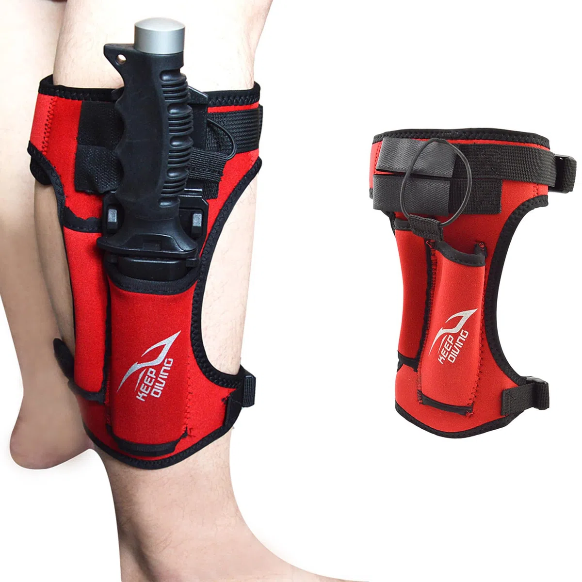 Holsters de plongée avec couteaux, jambières de plongée, support de couteau, fixations pour les jambes pour un meilleur mouvement sous-marin