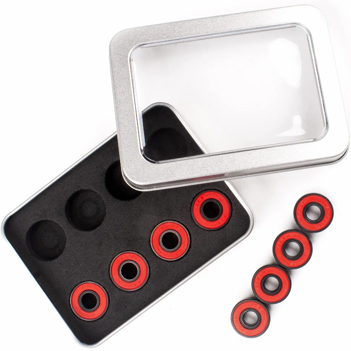 Senston Roulements à Billes ABEC 11, 8 Pièces Roulements pour Planches à roulettes, Scooters