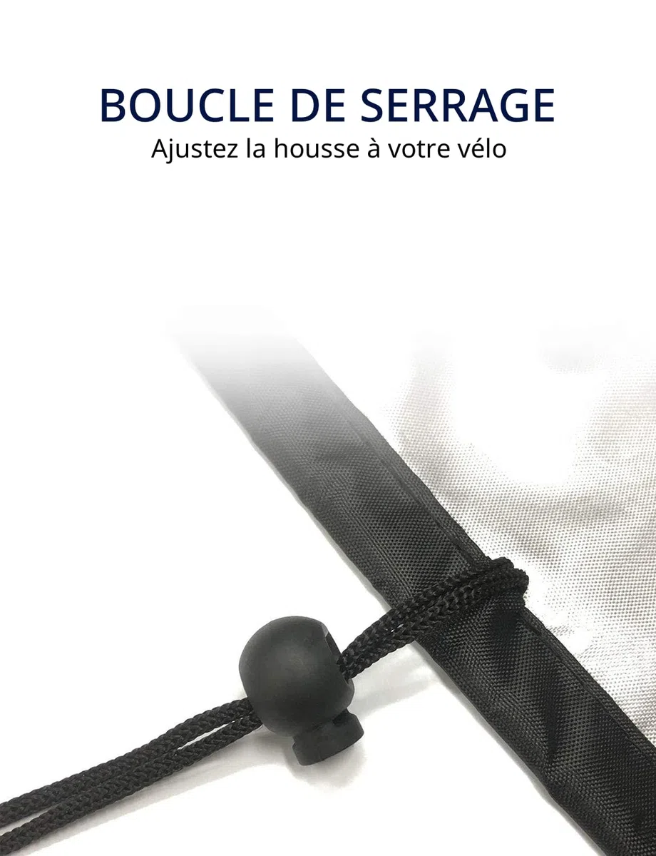 Housse de Vélo d'appartement Intérieur et Extérieur. Housse de Vélo d'exercice Imperméable Contre la Pluie, Le Soleil et la Poussière.
