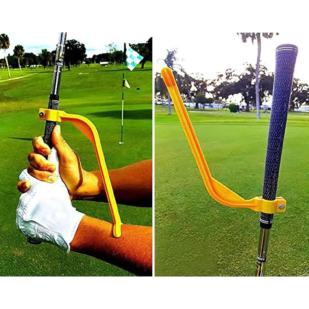Entraîneur de Swing de Golf,2 PCS Aides à l'entraînement au Golf,Aides à l'entraînement au Swing de Golfs pour Corriger Votre Swings et Votre Posture Cadeau Parfait pour Les Débutants