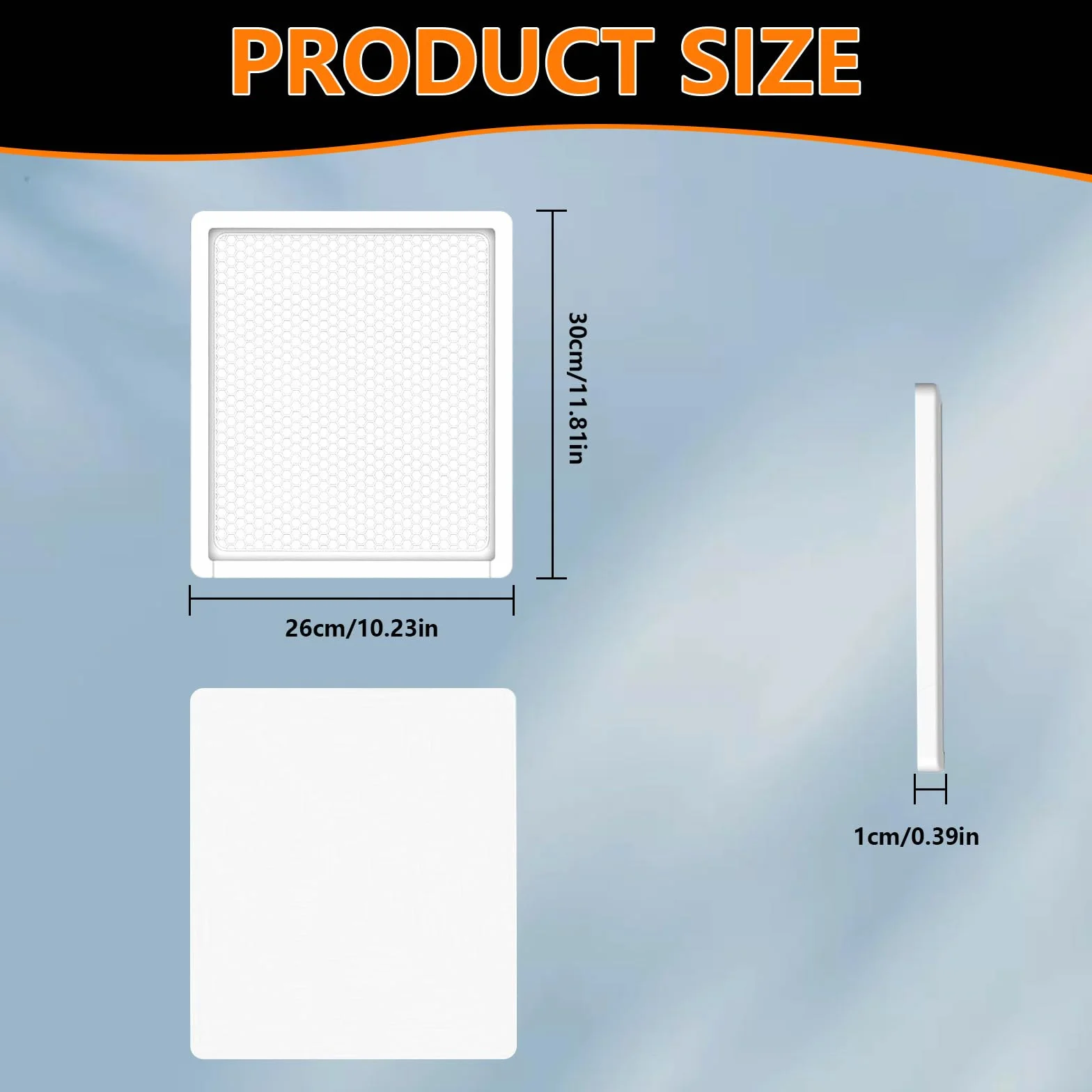 Starlink Mini housse de protection Starlink en silicone étanche et antidérapante avec dos en nid d'abeille pour dissipation de la chaleur pour intérieur ou extérieur Blanc