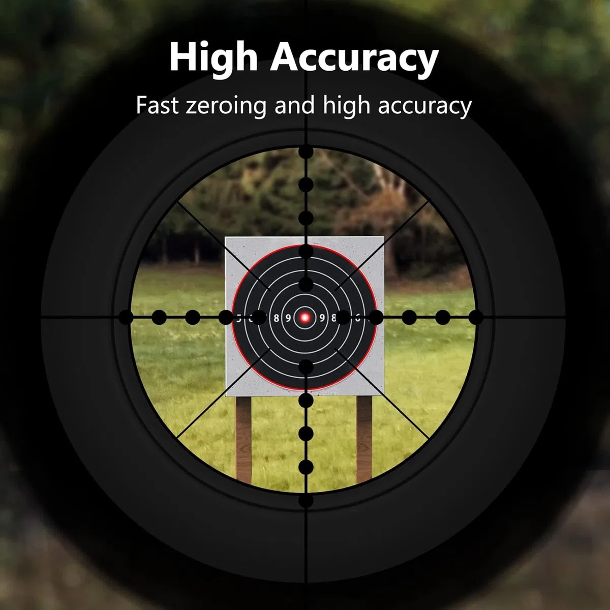 KinZon Viseur Laser pour Fusil | Compatible Calibres 30-06, 25-06, .270 | Point Rouge Haute Précision avec Batterie | Montage Rapide | Idéal Chasse, Tir Sportif & Tactique