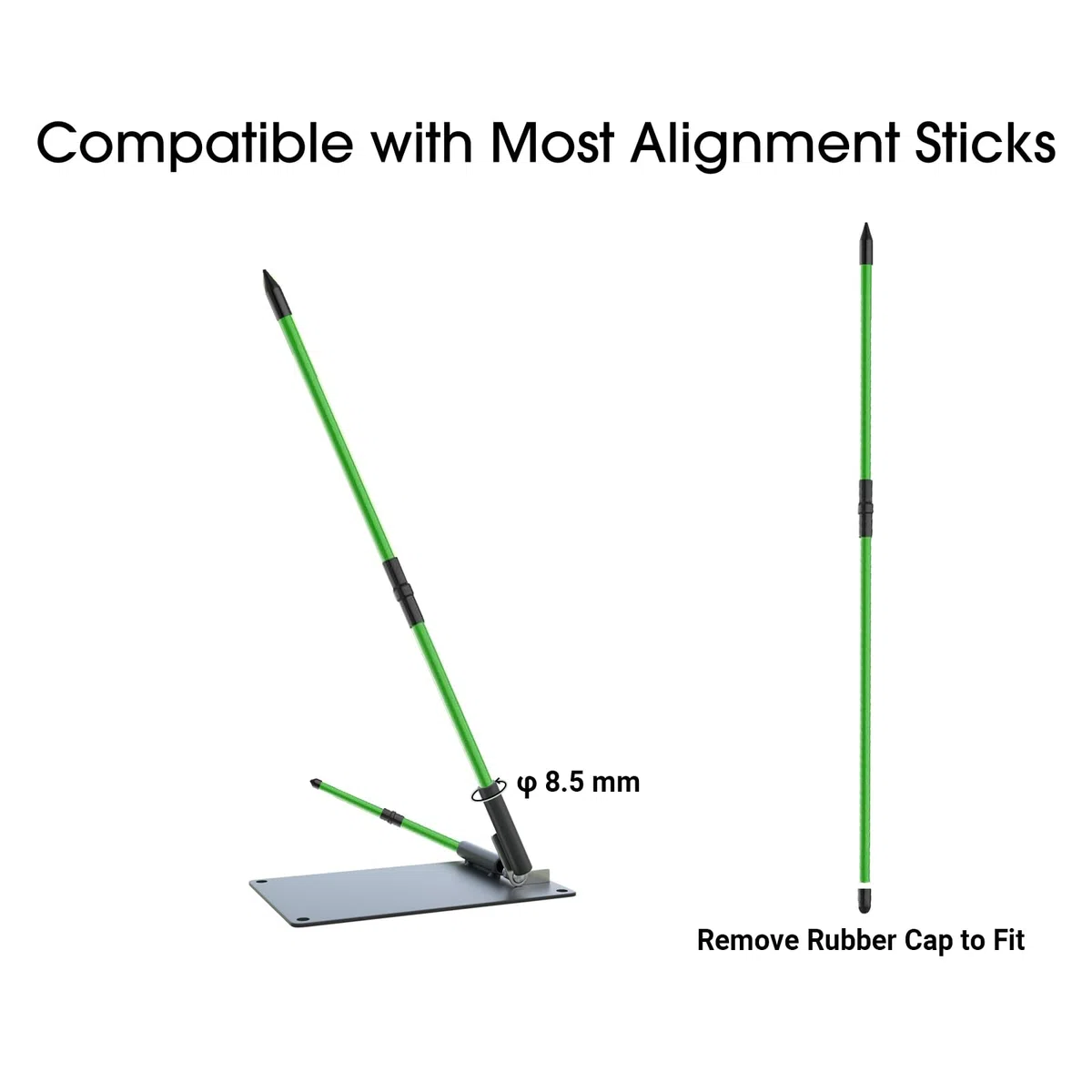 Support de bâton d'alignement de Golf, Angle réglable pour Le Swing de Golf (bâtons d'alignement Non Inclus)