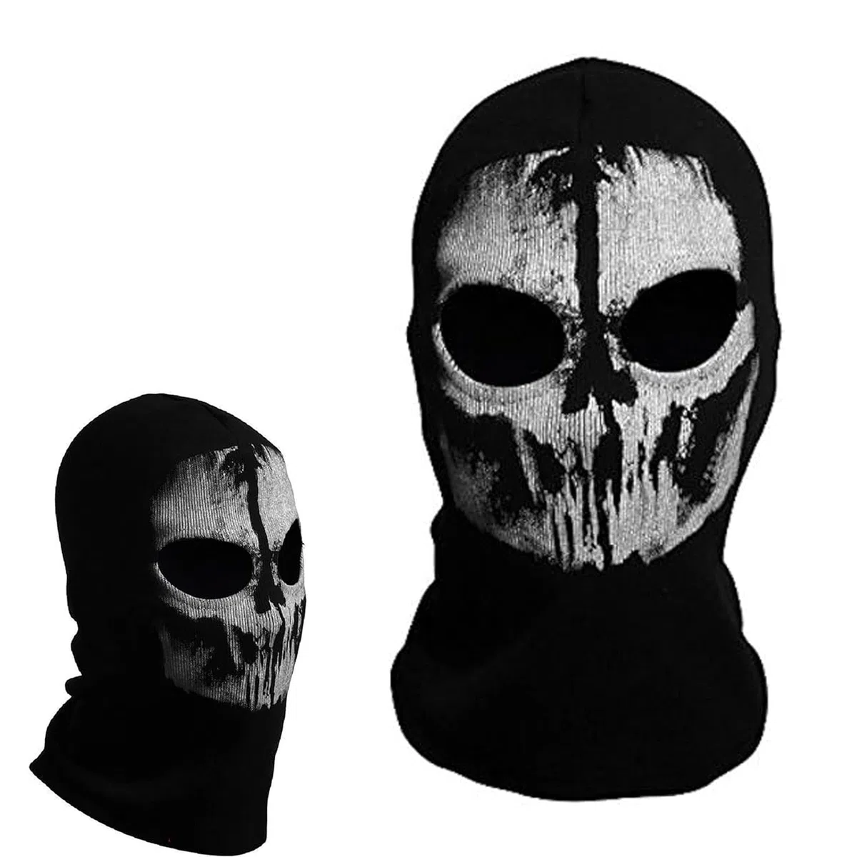 BAIYSFFG Cagoule tête de mort - Masque fantôme - Cagoule pour vélo, skateboard, cosply