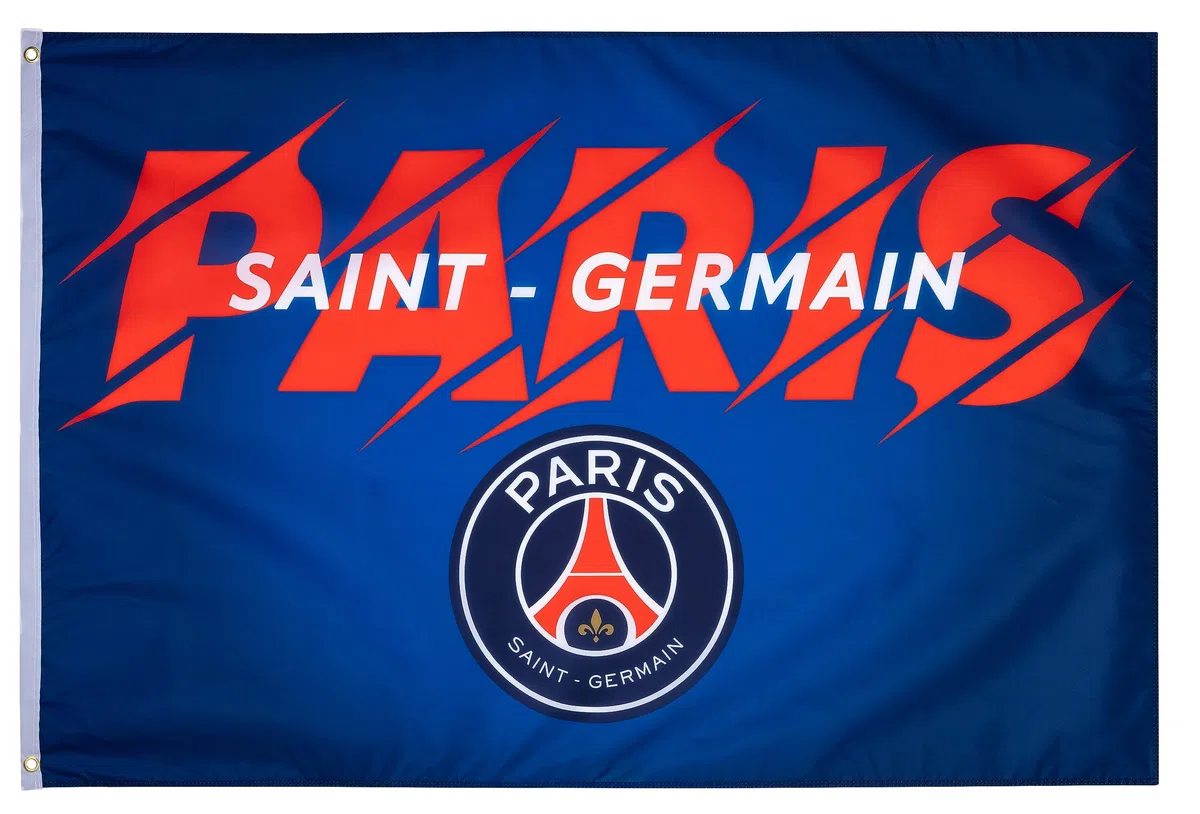 Drapeau ICI C'EST PARIS PSG - Collection officielle PARIS SAINT GERMAIN